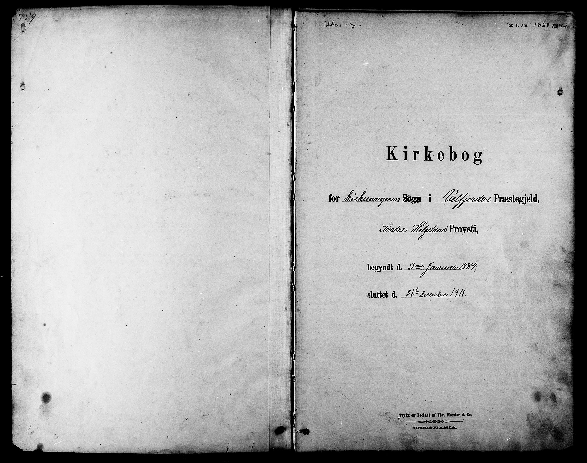 Ministerialprotokoller, klokkerbøker og fødselsregistre - Nordland, SAT/A-1459/814/L0230: Klokkerbok nr. 814C03, 1884-1911