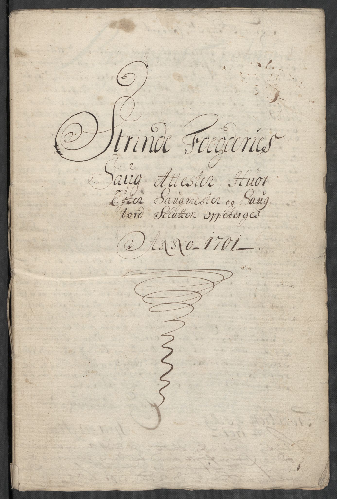 Rentekammeret inntil 1814, Reviderte regnskaper, Fogderegnskap, RA/EA-4092/R61/L4108: Fogderegnskap Strinda og Selbu, 1701-1703, s. 30