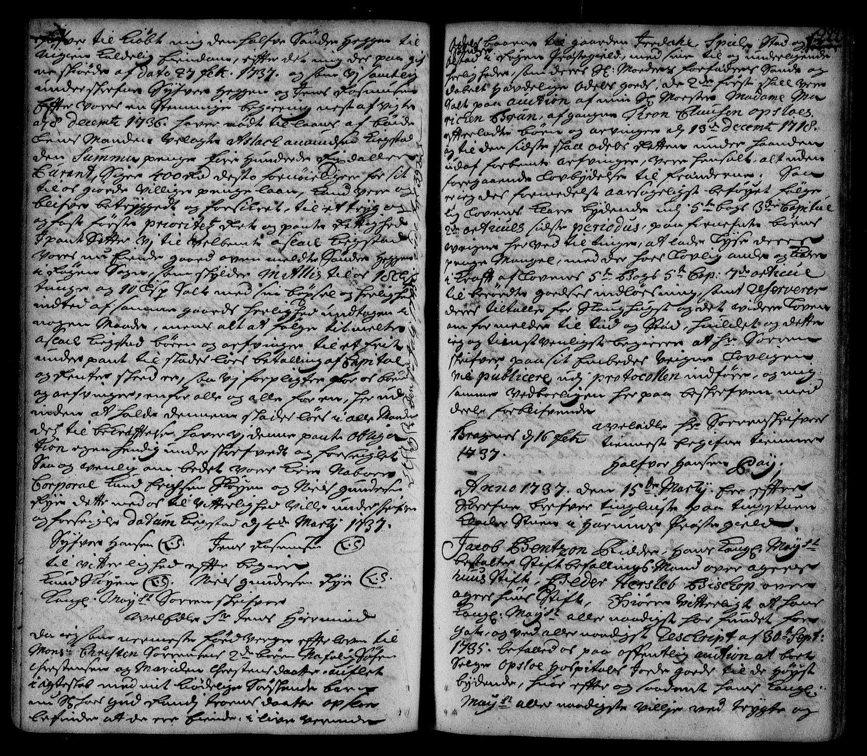 Lier, Røyken og Hurum sorenskriveri, SAKO/A-89/G/Ga/Gaa/L0002: Pantebok nr. II, 1725-1755, s. 222
