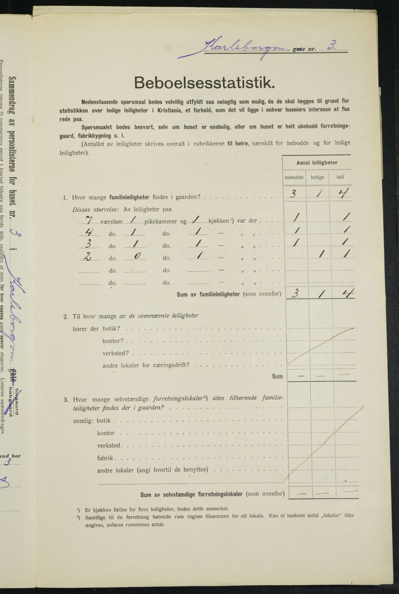 OBA, Kommunal folketelling 1.2.1913 for Kristiania, 1913, s. 48689