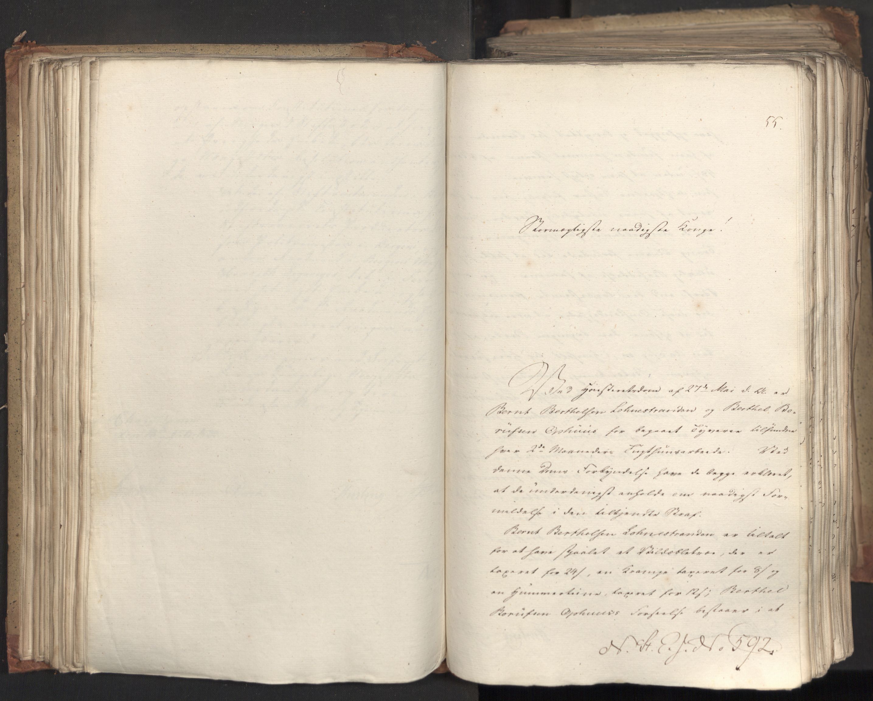 Statsrådsavdelingen i Stockholm, AV/RA-S-1003/D/Da/L0035: Regjeringsinnstillinger nr. 541-840, 1823, s. 123
