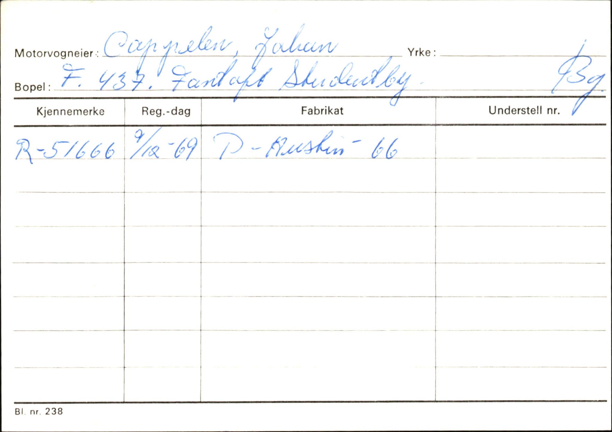 Statens vegvesen, Hordaland vegkontor, AV/SAB-A-5201/2/Ha/L0008: R-eierkort C-D, 1920-1971, s. 4