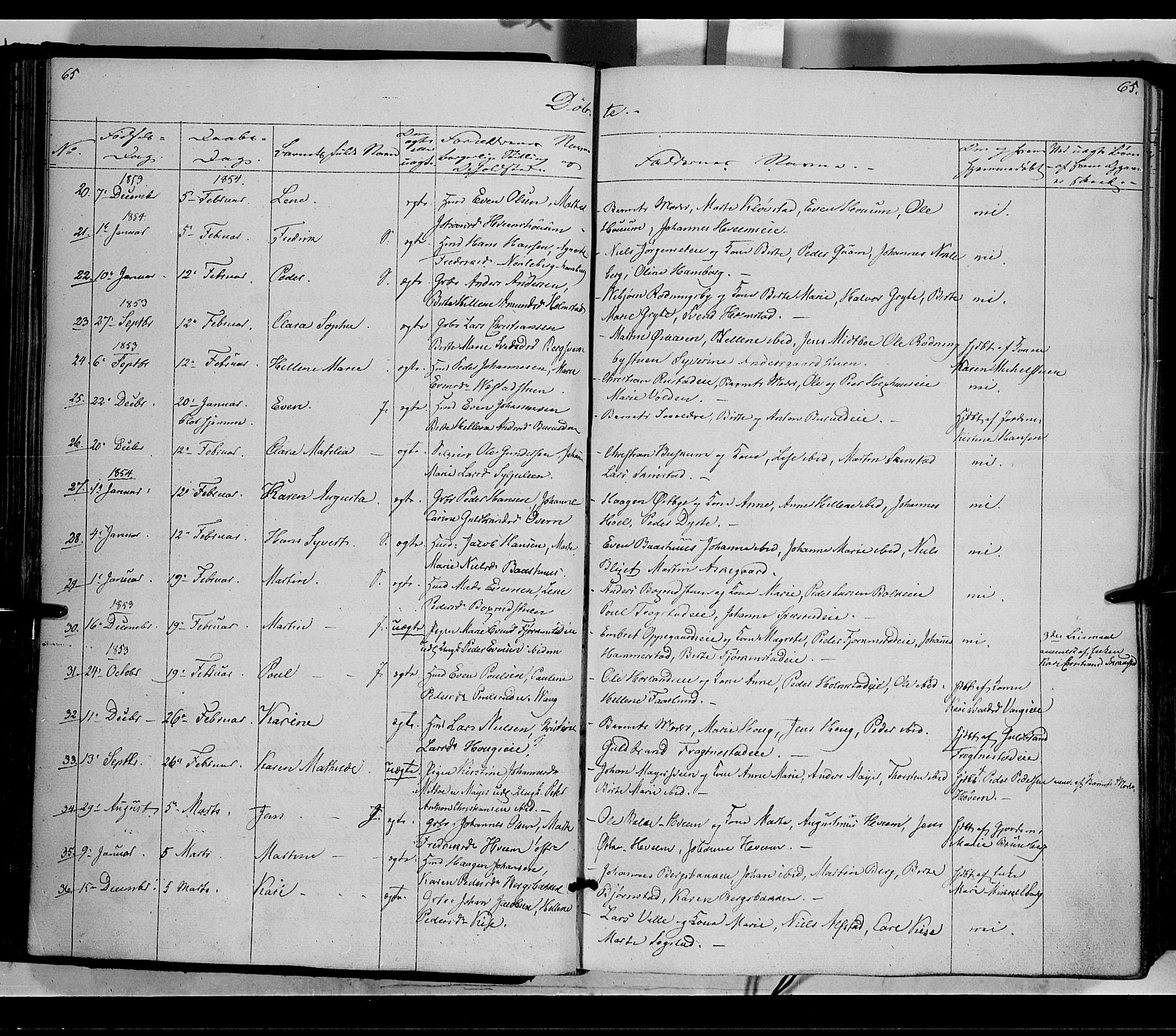 Østre Toten prestekontor, AV/SAH-PREST-104/H/Ha/Haa/L0003: Ministerialbok nr. 3, 1848-1856, s. 65