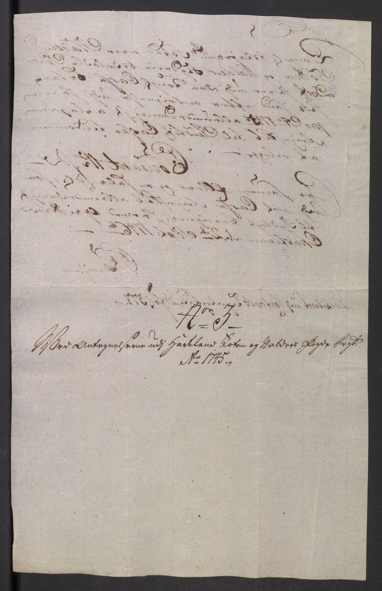 Rentekammeret inntil 1814, Reviderte regnskaper, Fogderegnskap, RA/EA-4092/R18/L1345: Fogderegnskap Hadeland, Toten og Valdres, 1745-1746, s. 332