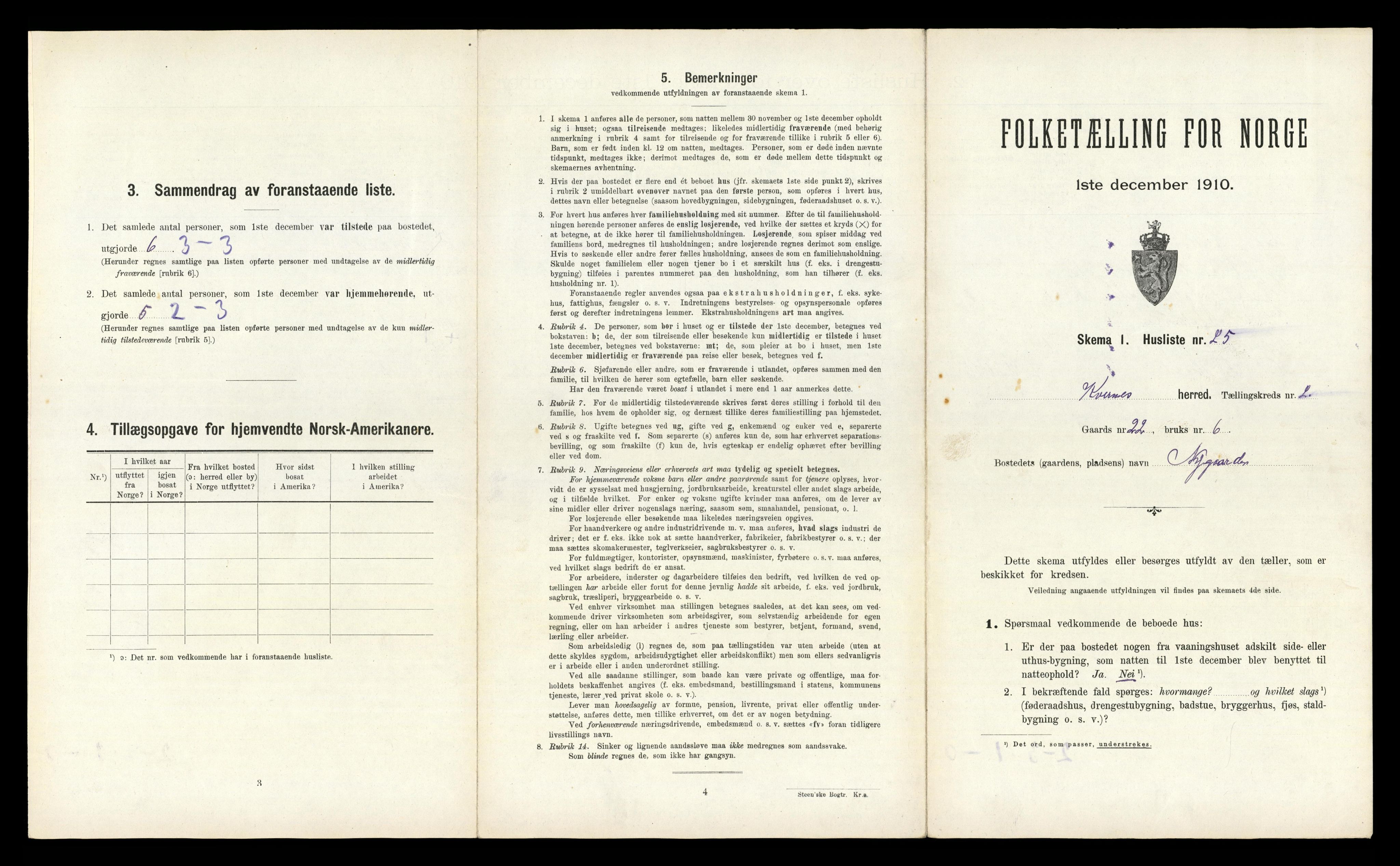 RA, Folketelling 1910 for 1553 Kvernes herred, 1910, s. 166