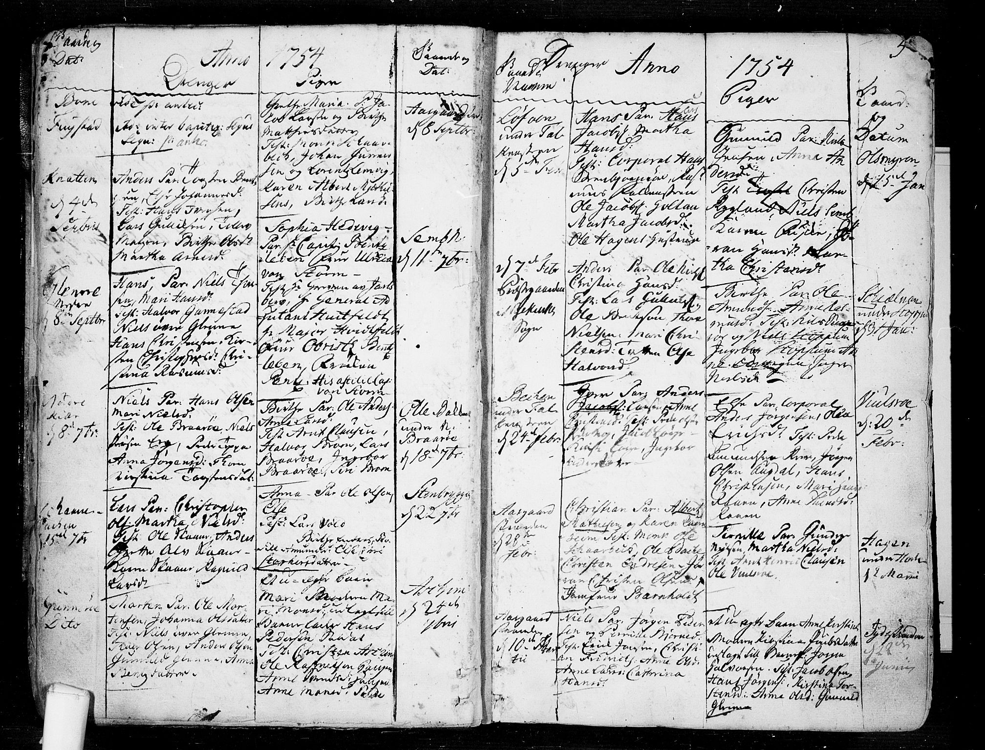 Borre kirkebøker, AV/SAKO-A-338/F/Fa/L0002: Ministerialbok nr. I 2, 1752-1806, s. 6b-5a