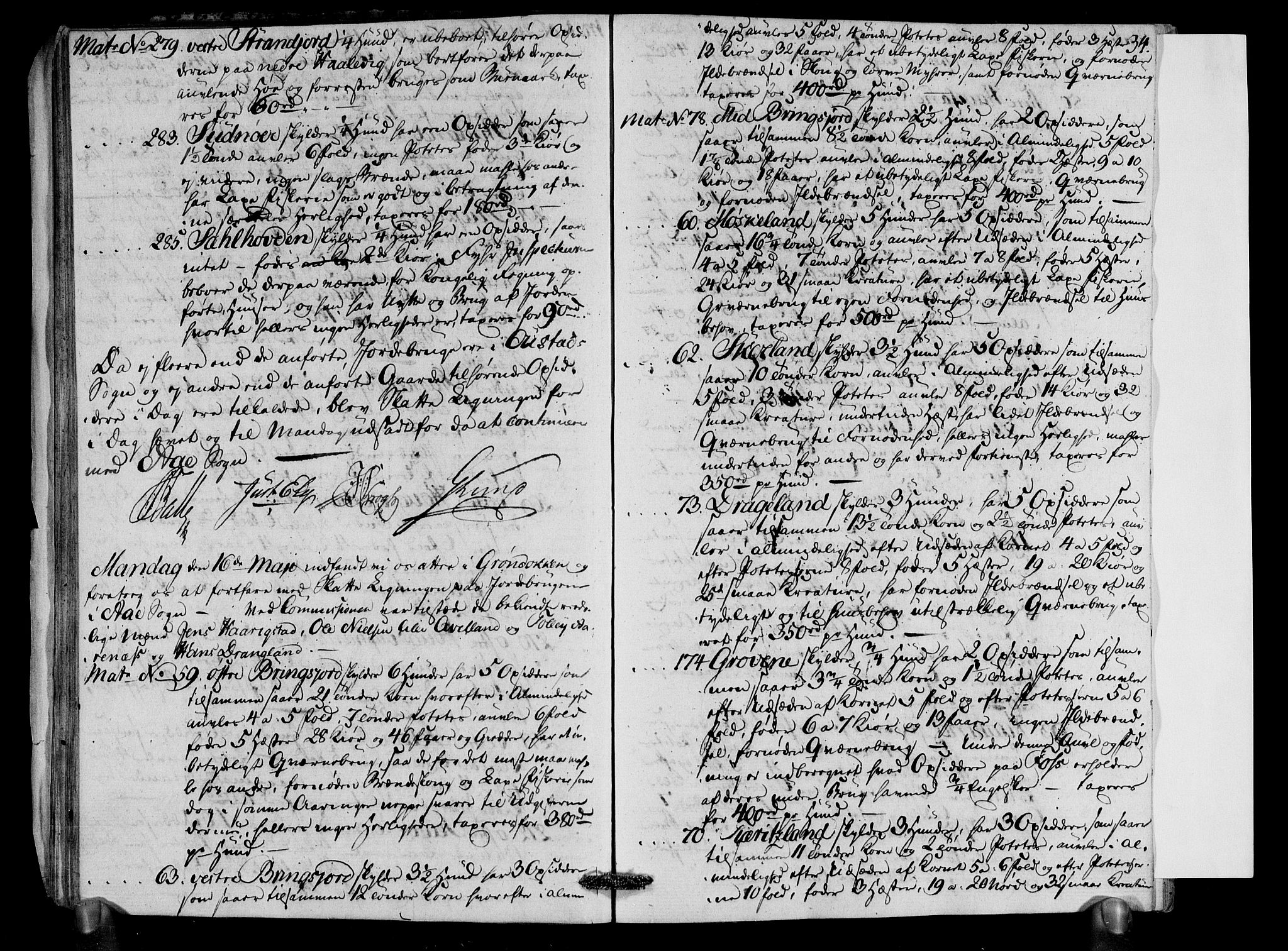 Rentekammeret inntil 1814, Realistisk ordnet avdeling, RA/EA-4070/N/Ne/Nea/L0091: Lista fogderi. Deliberasjonsprotokoll, 1803, s. 36