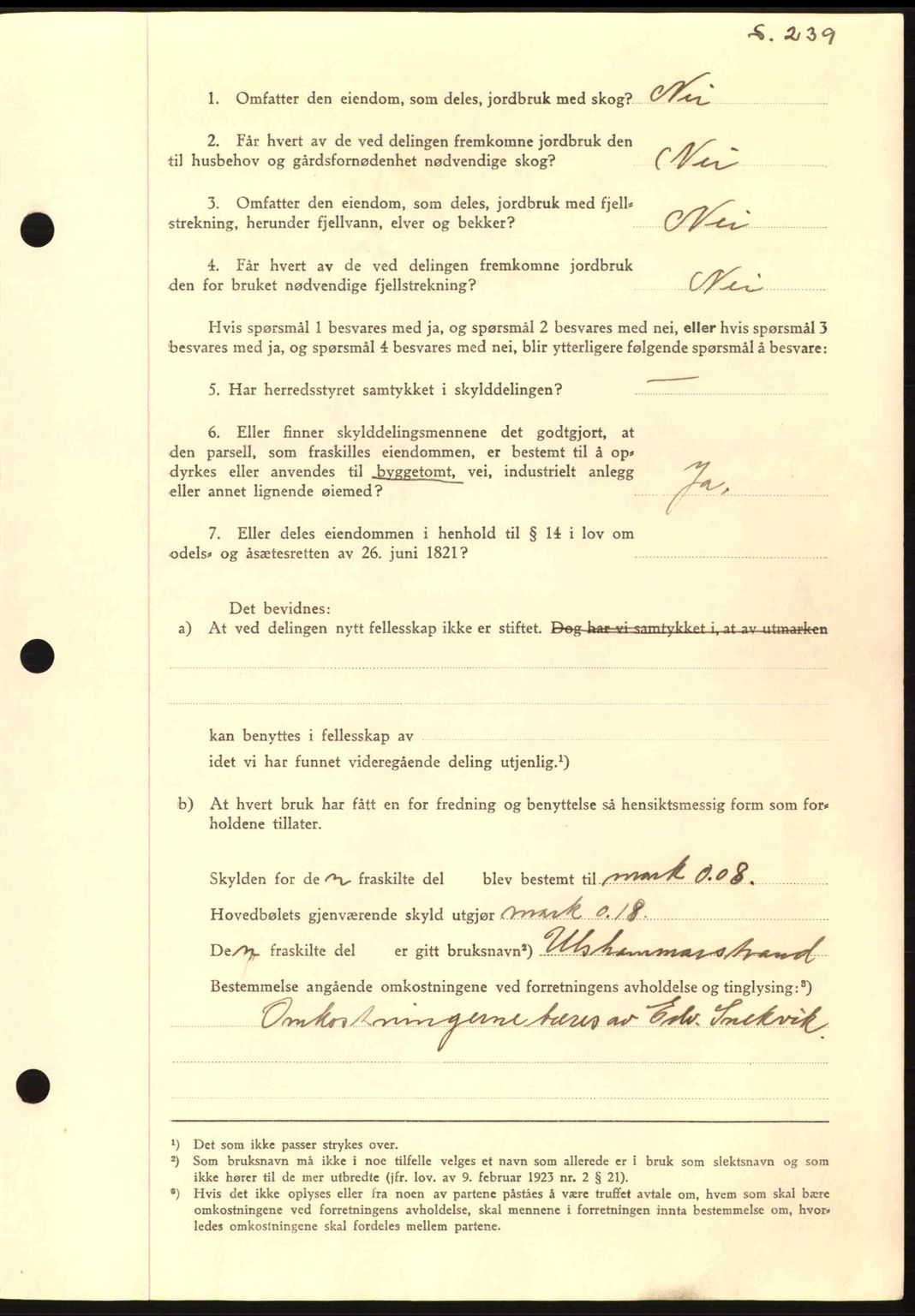 Nordmøre sorenskriveri, AV/SAT-A-4132/1/2/2Ca: Pantebok nr. A93, 1942-1942, Dagboknr: 1794/1942