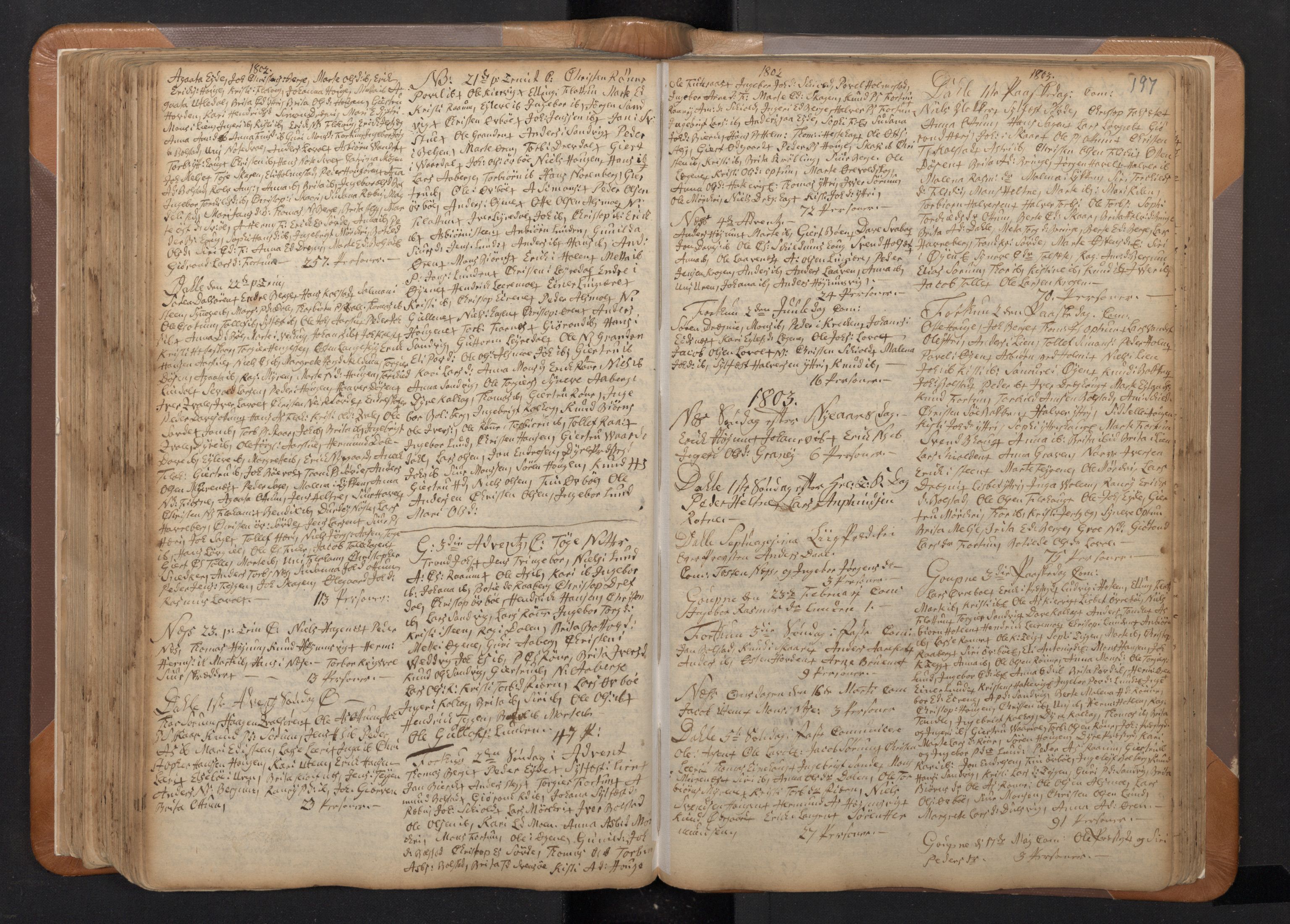 Luster sokneprestembete, AV/SAB-A-81101/H/Haa/Haaa/L0002: Ministerialbok nr. A 2, 1751-1796, s. 196b-197a