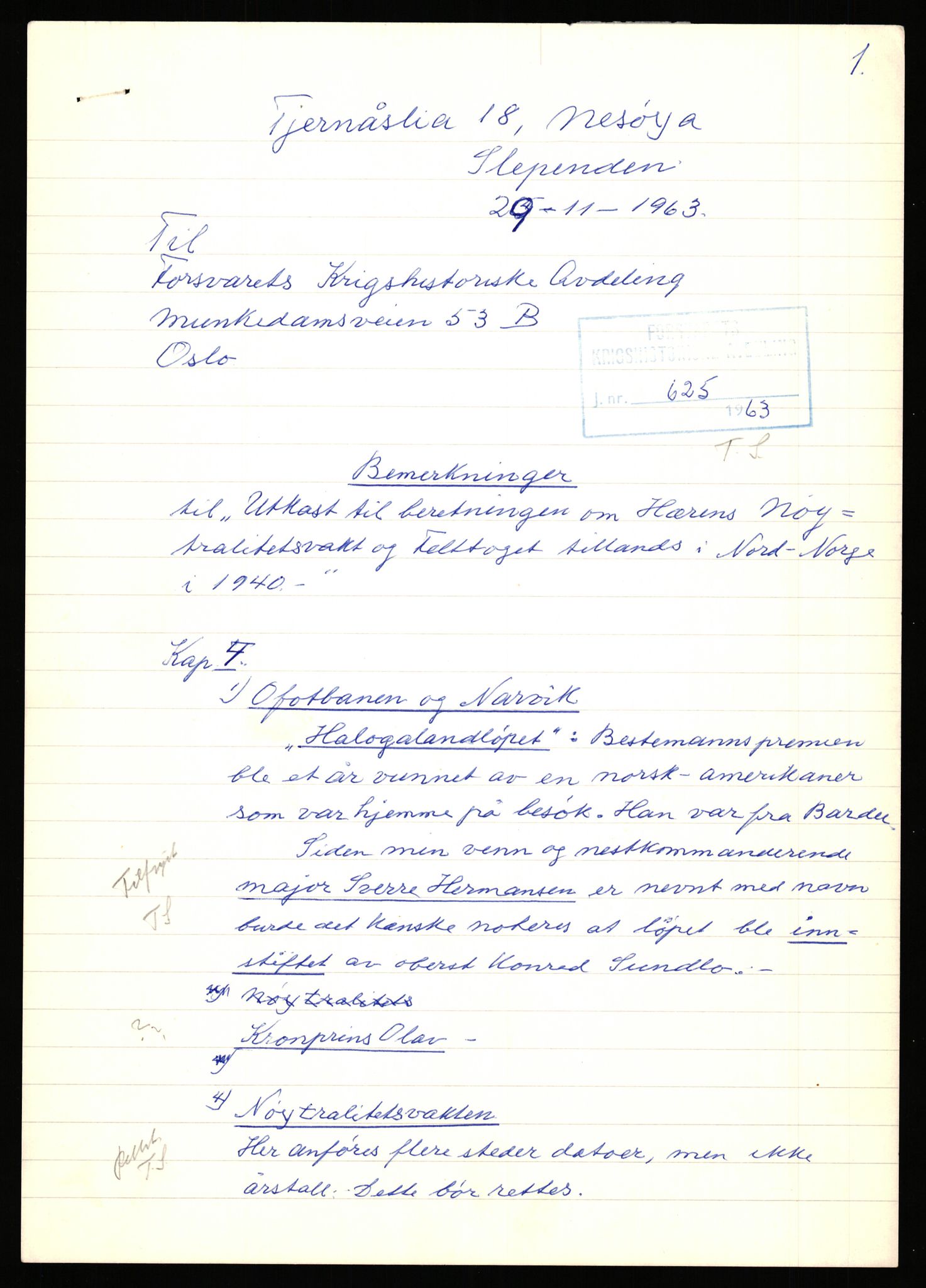 Forsvaret, Forsvarets krigshistoriske avdeling, RA/RAFA-2017/Y/Yb/L0141: II-C-11-620  -  6. Divisjon: IR 15, 1940-1948, s. 234