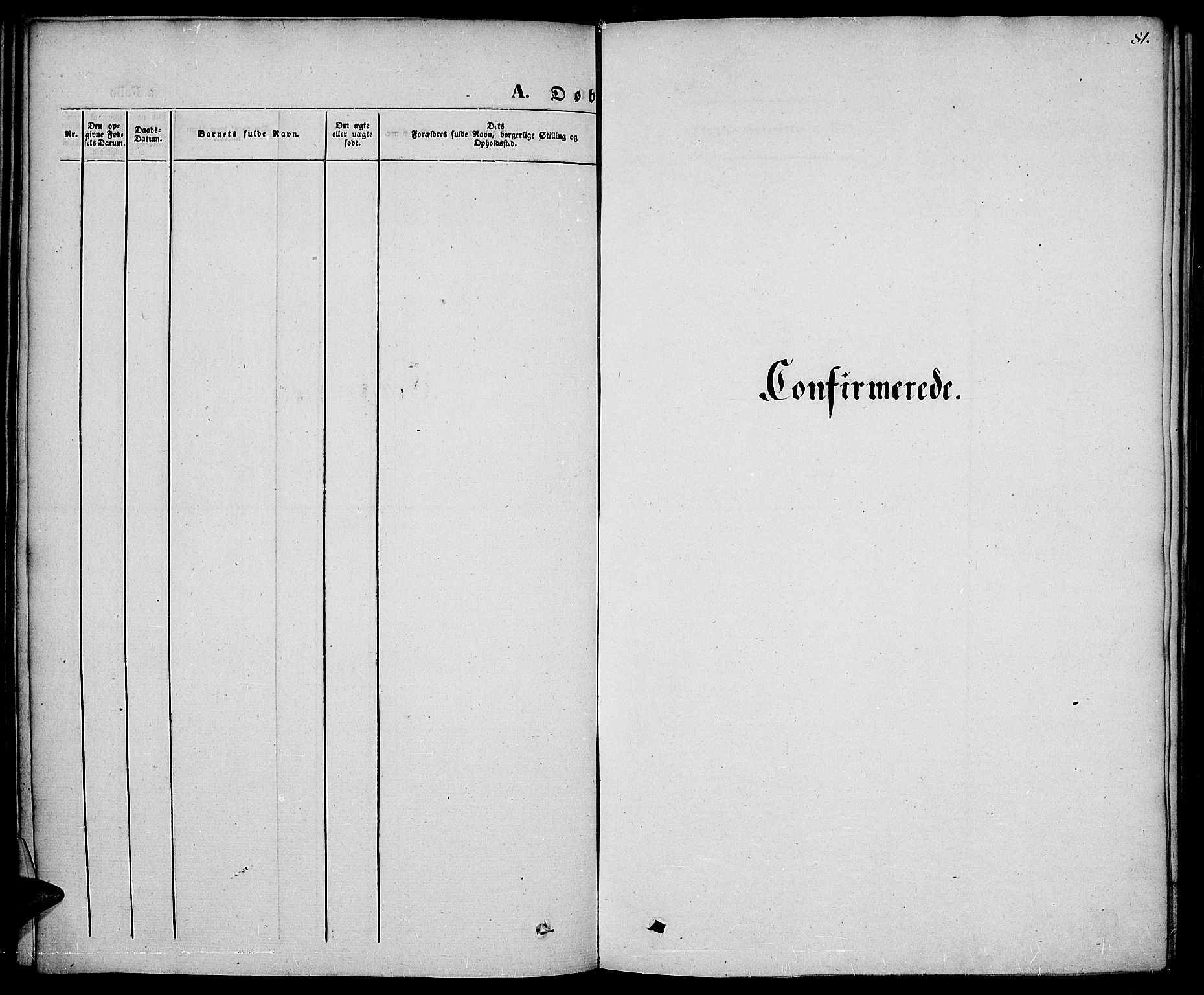 Vestre Toten prestekontor, SAH/PREST-108/H/Ha/Haa/L0004: Ministerialbok nr. 4, 1844-1849, s. 81