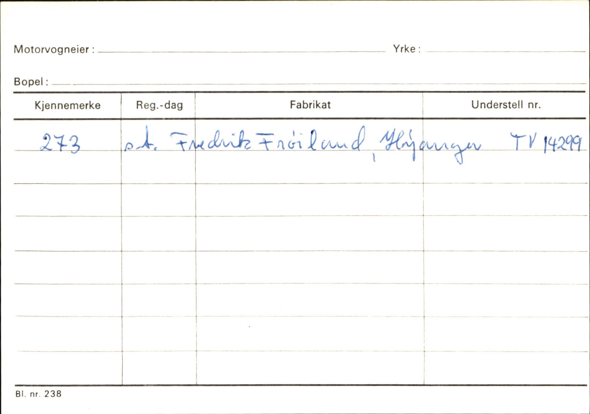 Statens vegvesen, Sogn og Fjordane vegkontor, SAB/A-5301/4/F/L0130: Eigarregister Eid T-Å. Høyanger A-O, 1945-1975, s. 937