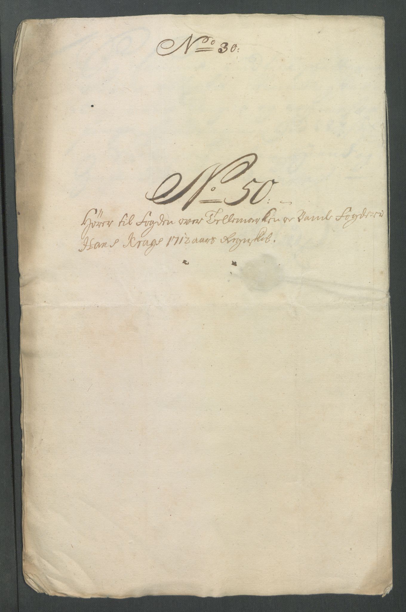 Rentekammeret inntil 1814, Reviderte regnskaper, Fogderegnskap, AV/RA-EA-4092/R36/L2123: Fogderegnskap Øvre og Nedre Telemark og Bamble, 1712, s. 376