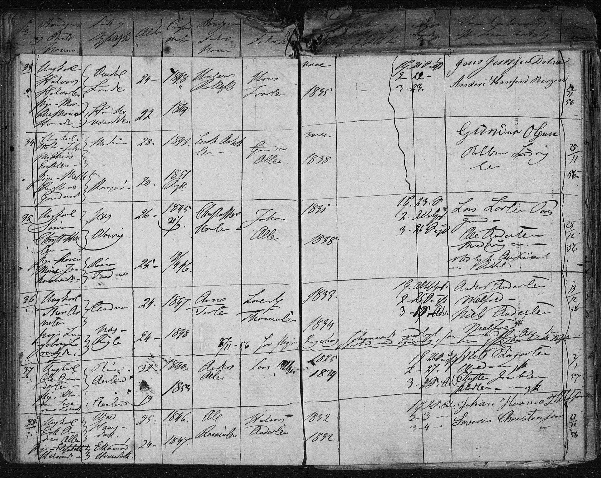 Solum kirkebøker, AV/SAKO-A-306/H/Ha/L0001: Lysningsprotokoll nr. I 1, 1846-1879