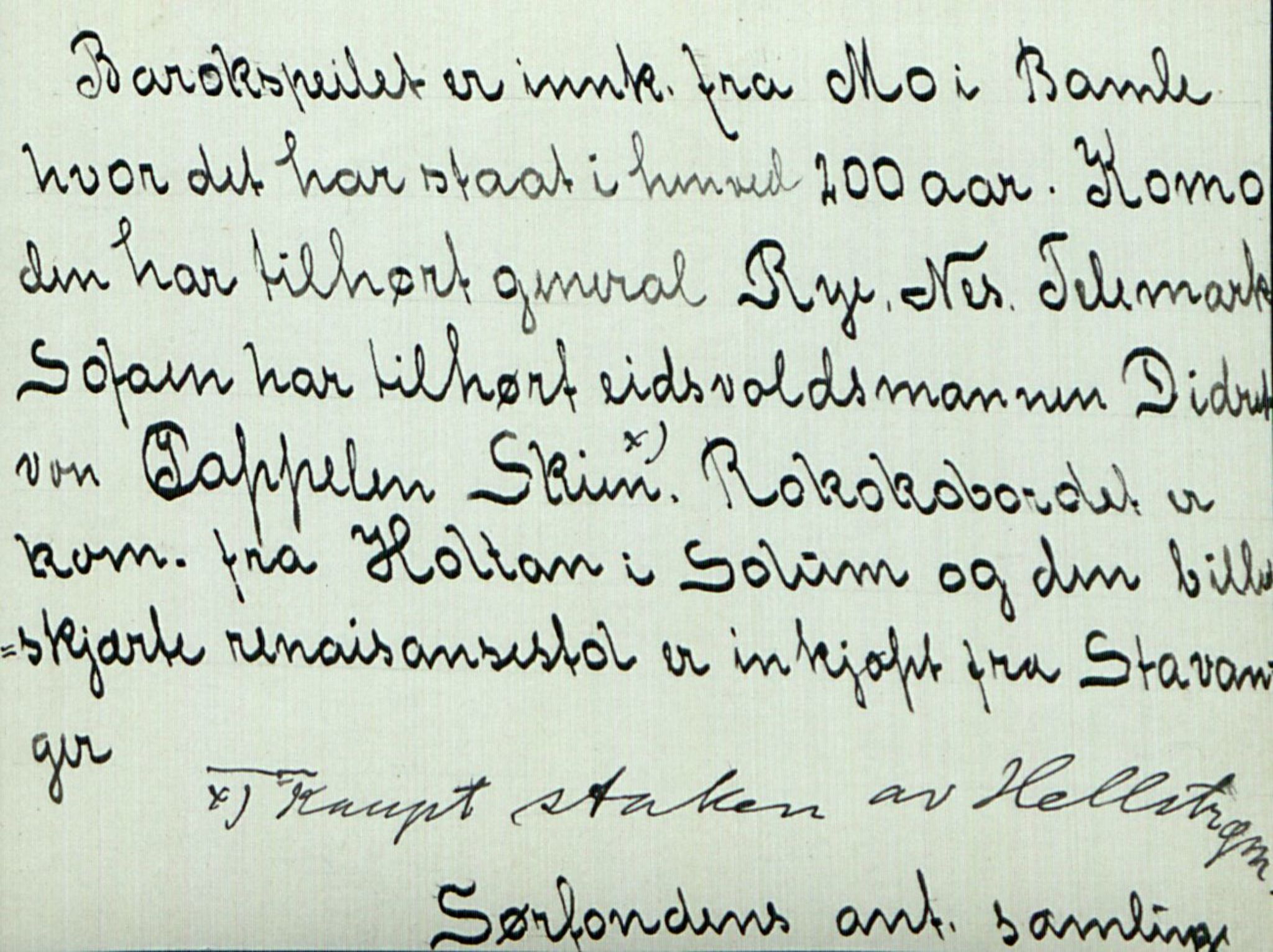 Rikard Berge, TEMU/TGM-A-1003/F/L0016/0004: 529-550 / 532 Brev til Rikard Berge frå ymse personar. Har ikkje noko felles innhald. Nokre fotografi av gardar, hus, treskurd, sølv osv. , 1917-1924