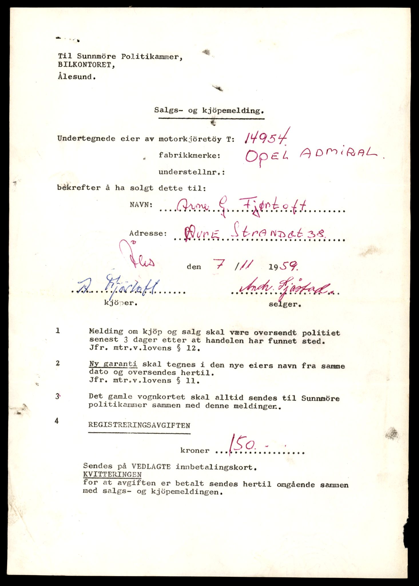 Møre og Romsdal vegkontor - Ålesund trafikkstasjon, AV/SAT-A-4099/F/Fe/L0049: Registreringskort for kjøretøy T 14864 - T 18613, 1927-1998, s. 2067
