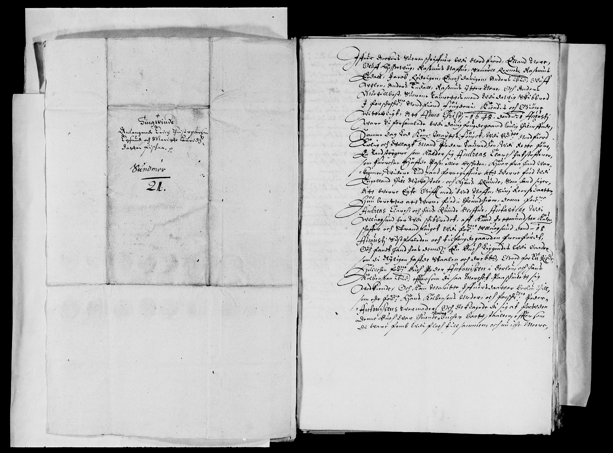 Rentekammeret inntil 1814, Reviderte regnskaper, Lensregnskaper, AV/RA-EA-5023/R/Rb/Rbt/L0111: Bergenhus len, 1648-1649