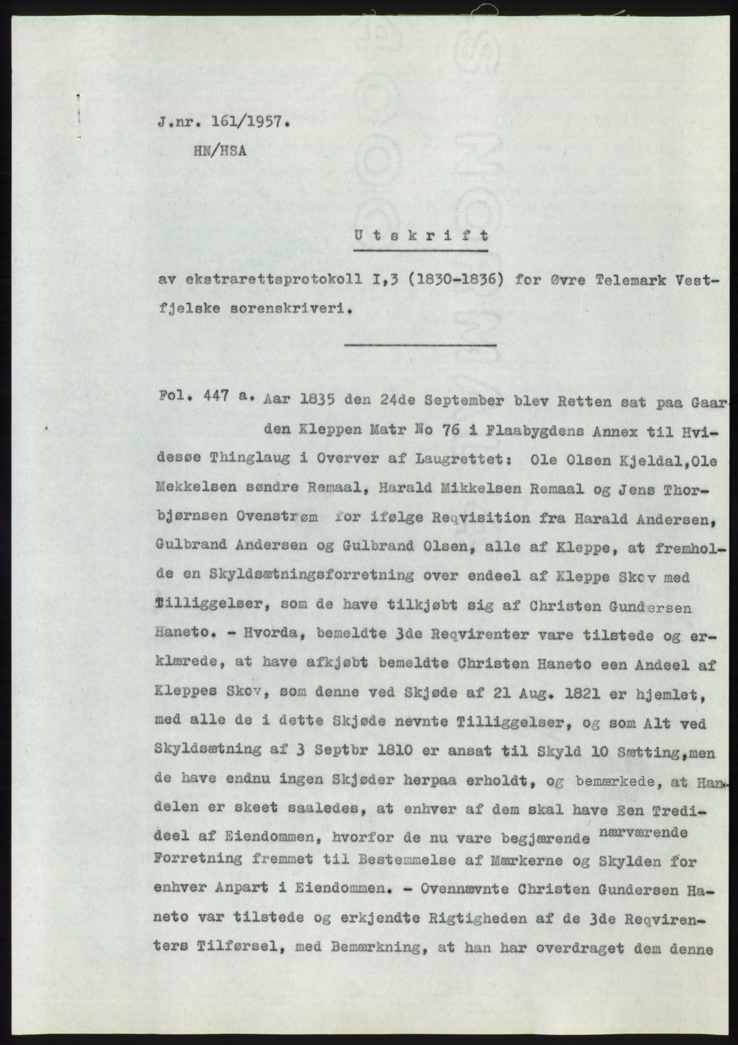 Statsarkivet i Kongsberg, SAKO/A-0001, 1956-1957, s. 212