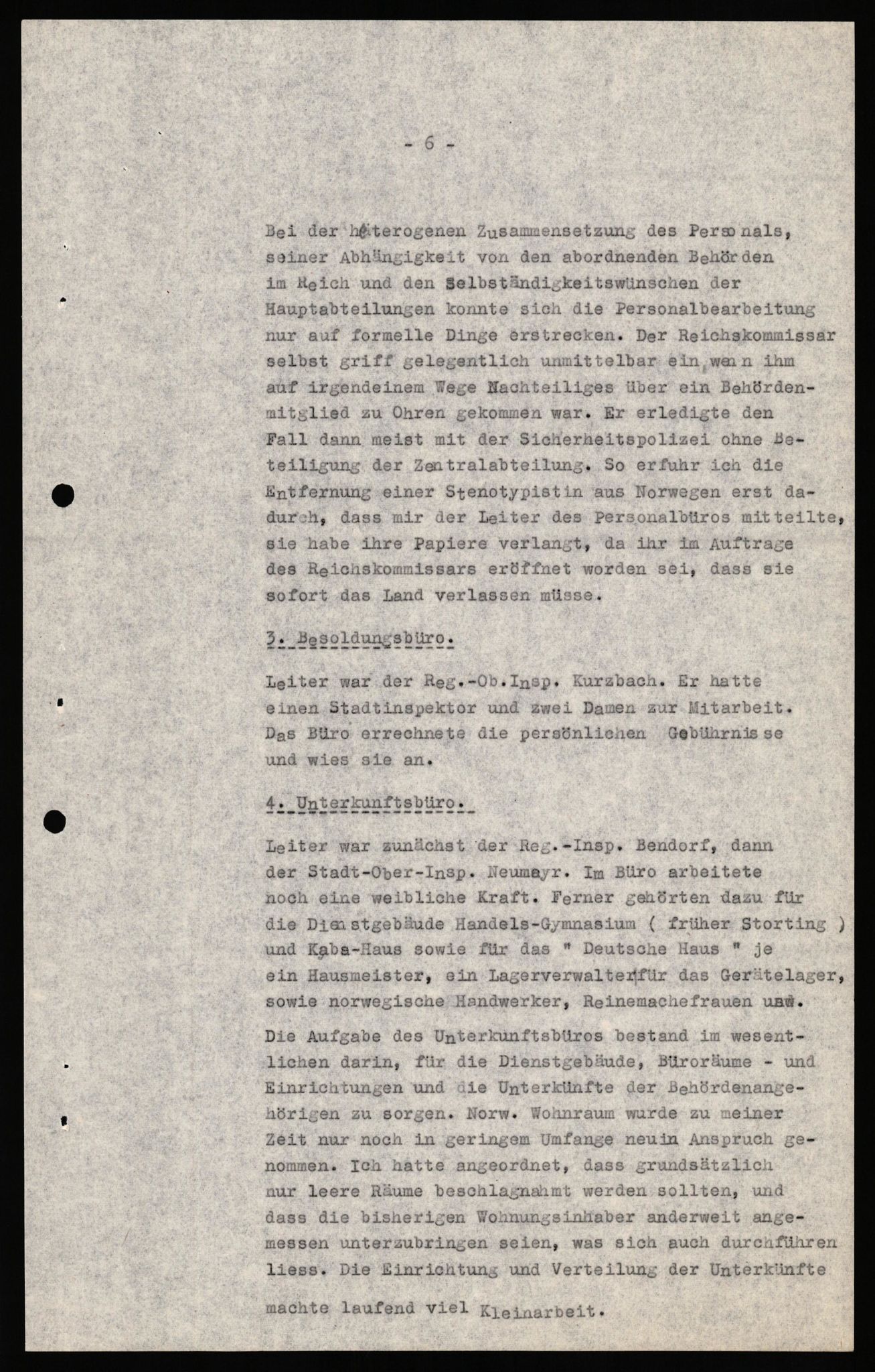 Forsvaret, Forsvarets overkommando II, AV/RA-RAFA-3915/D/Db/L0035: CI Questionaires. Tyske okkupasjonsstyrker i Norge. Tyskere., 1945-1946, s. 37