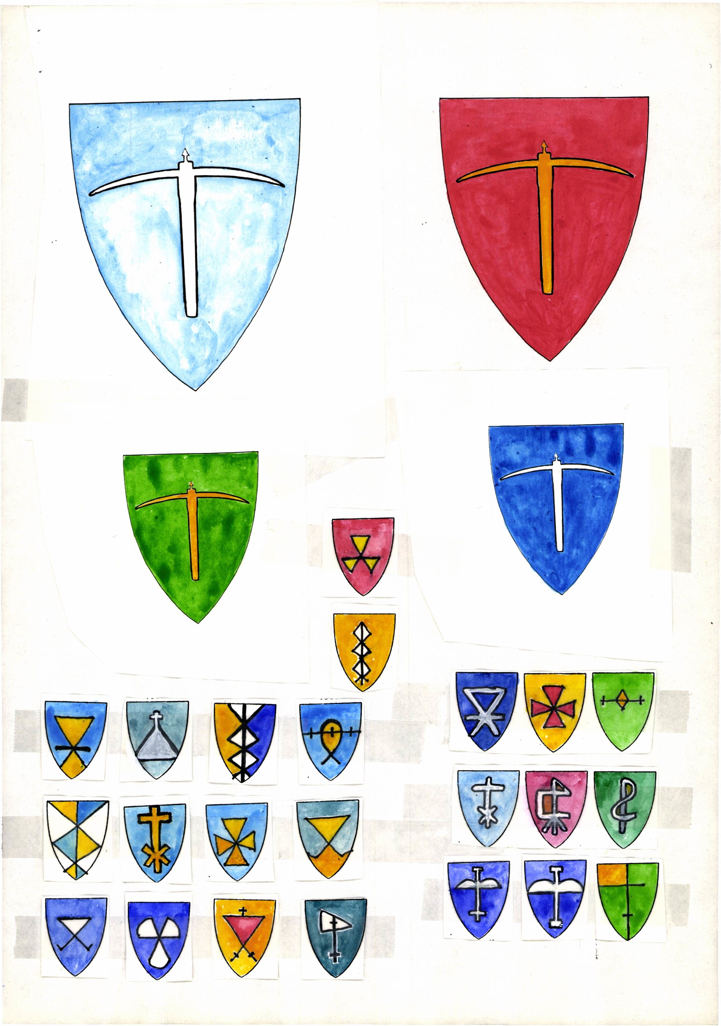 Sund kommune. Formannskapet, IKAH/1245-021/D/Dd/Ddb/L0001/0001: Organisasjon og administrasjon, kommunevåpen, målføre, minnemarkering,  fridomsmedalje, statsministerbesøk og representasjon 