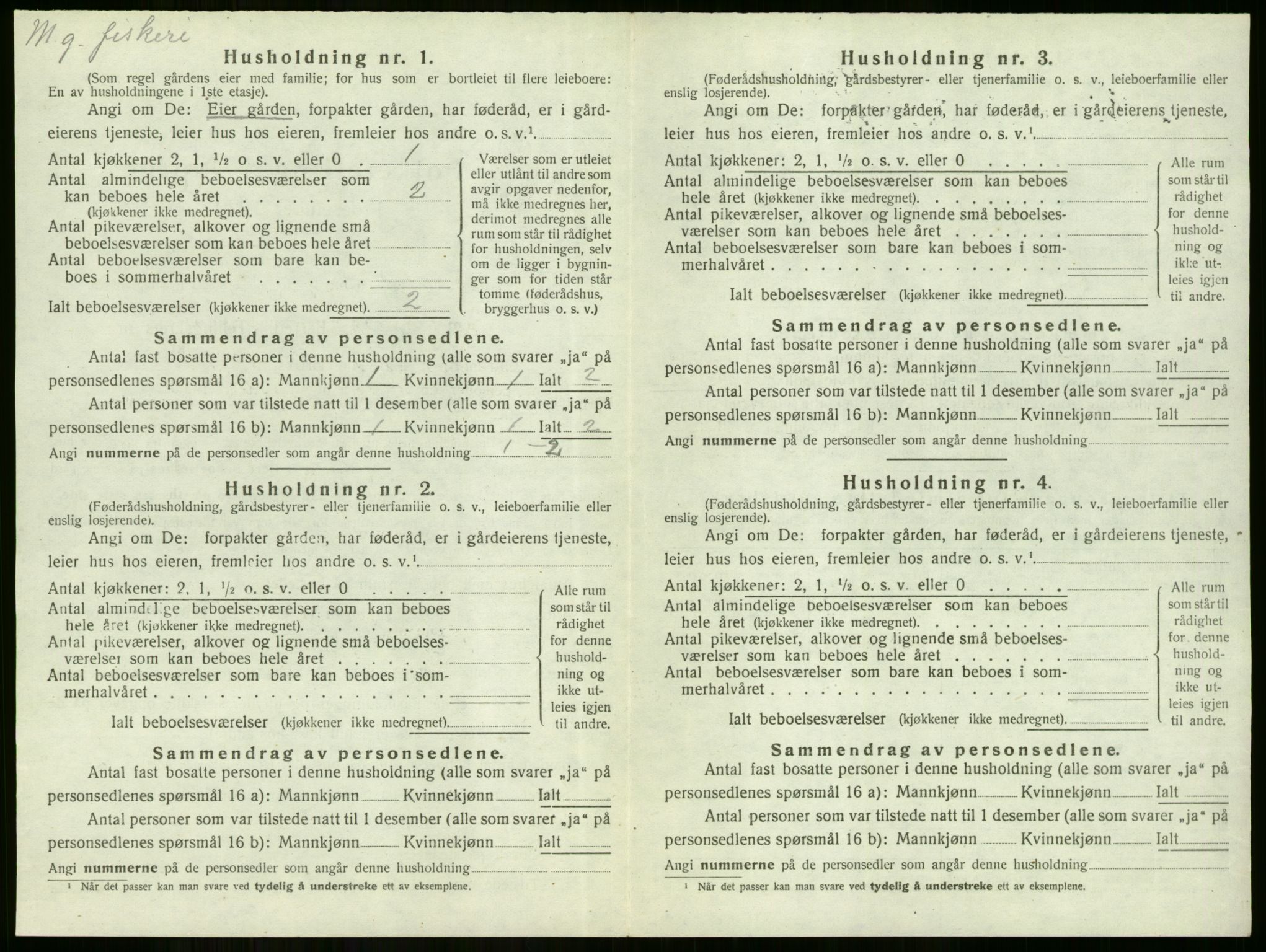 SAKO, Folketelling 1920 for 0612 Hole herred, 1920, s. 374