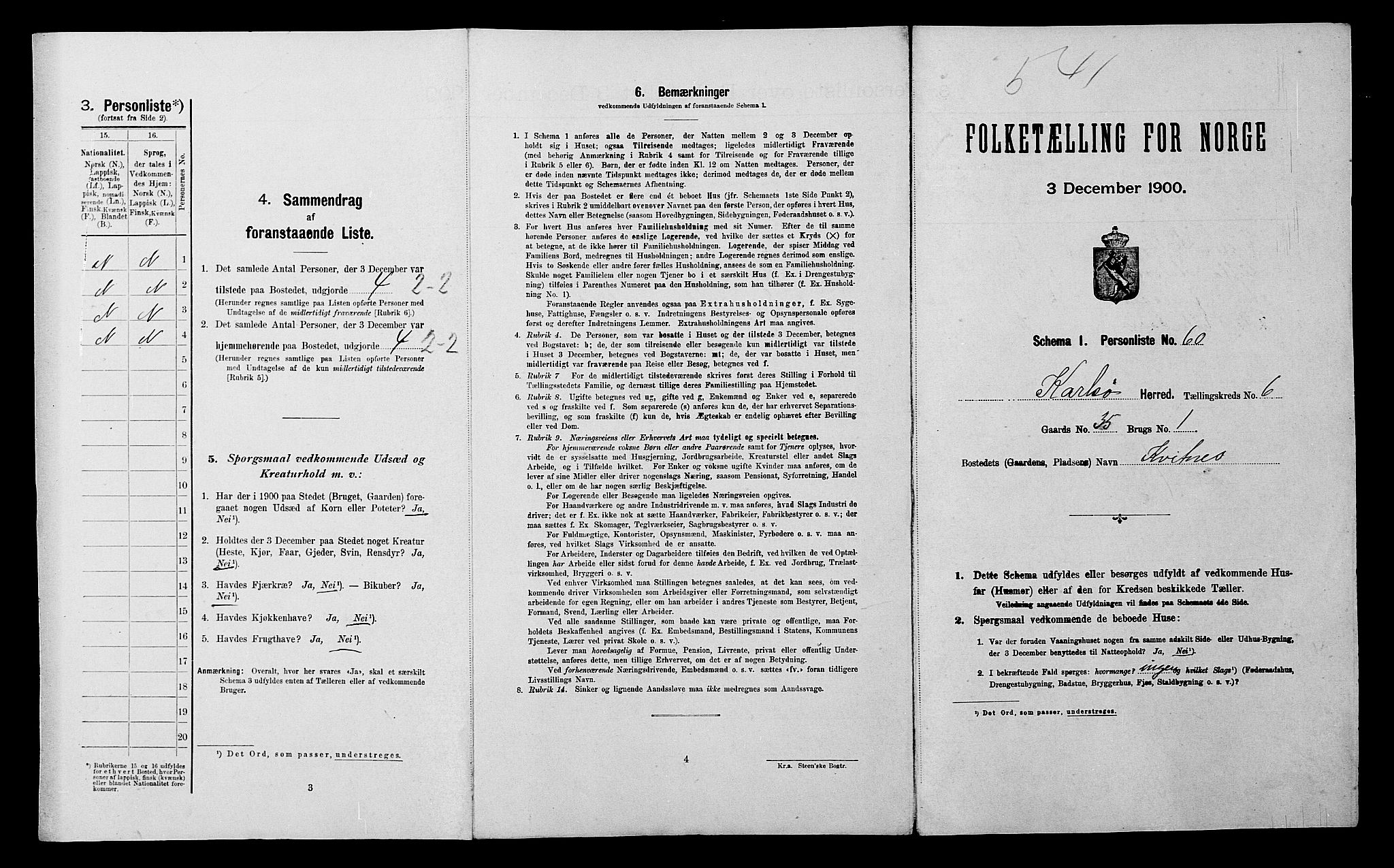 SATØ, Folketelling 1900 for 1936 Karlsøy herred, 1900, s. 531