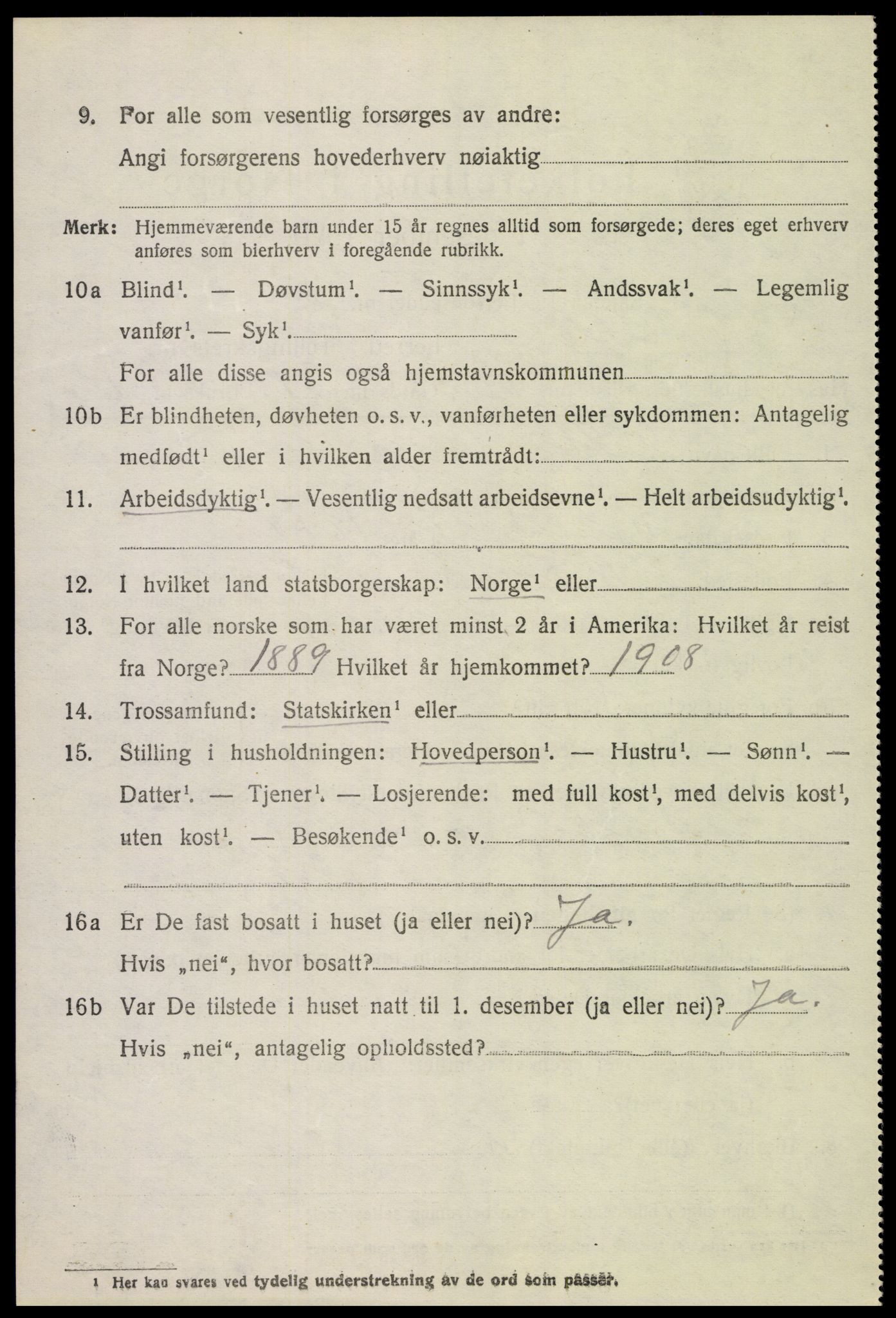 SAH, Folketelling 1920 for 0518 Nord-Fron herred, 1920, s. 3251