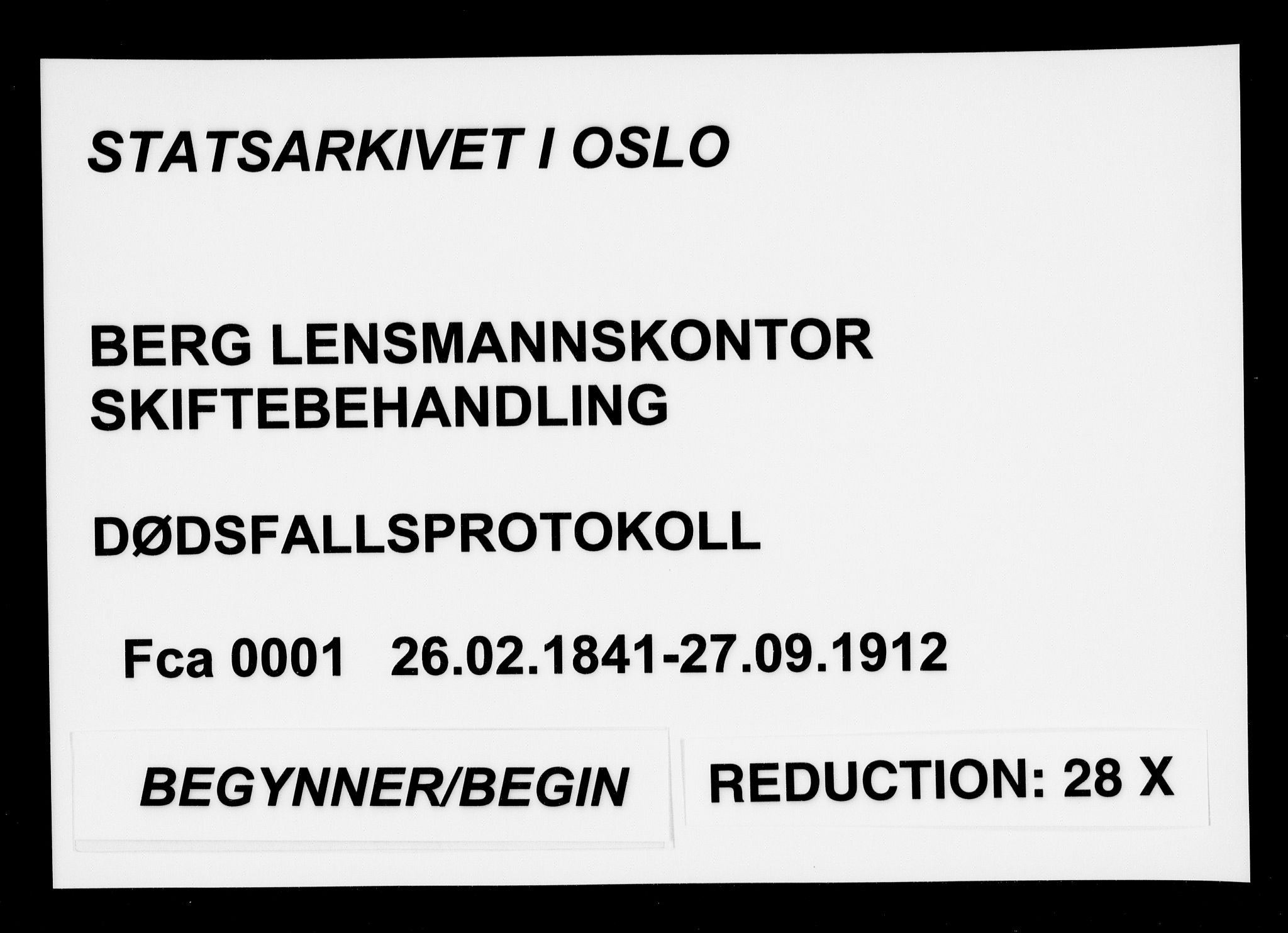 Berg lensmannskontor, AV/SAO-A-10263/H/Ha/Haa/L0001: Dødsfallsprotokoll, 1841-1912