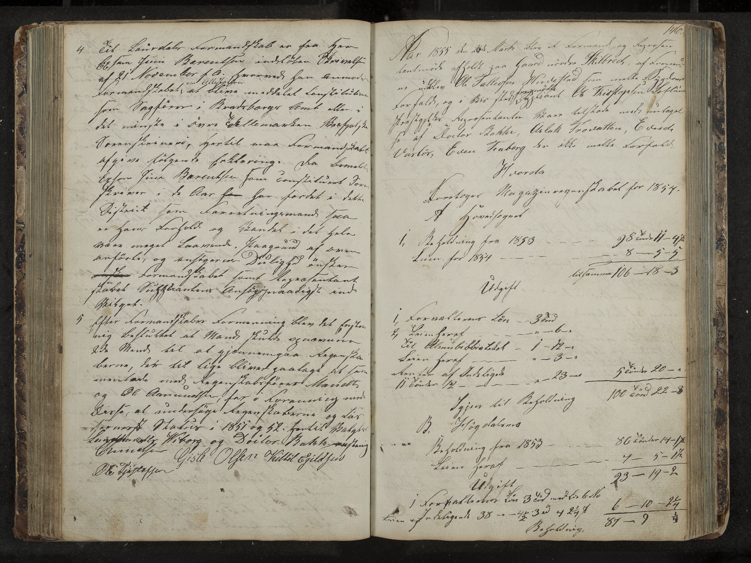 Lårdal formannskap og sentraladministrasjon, IKAK/0833021/A/L0001: Møtebok, 1838-1865, s. 146