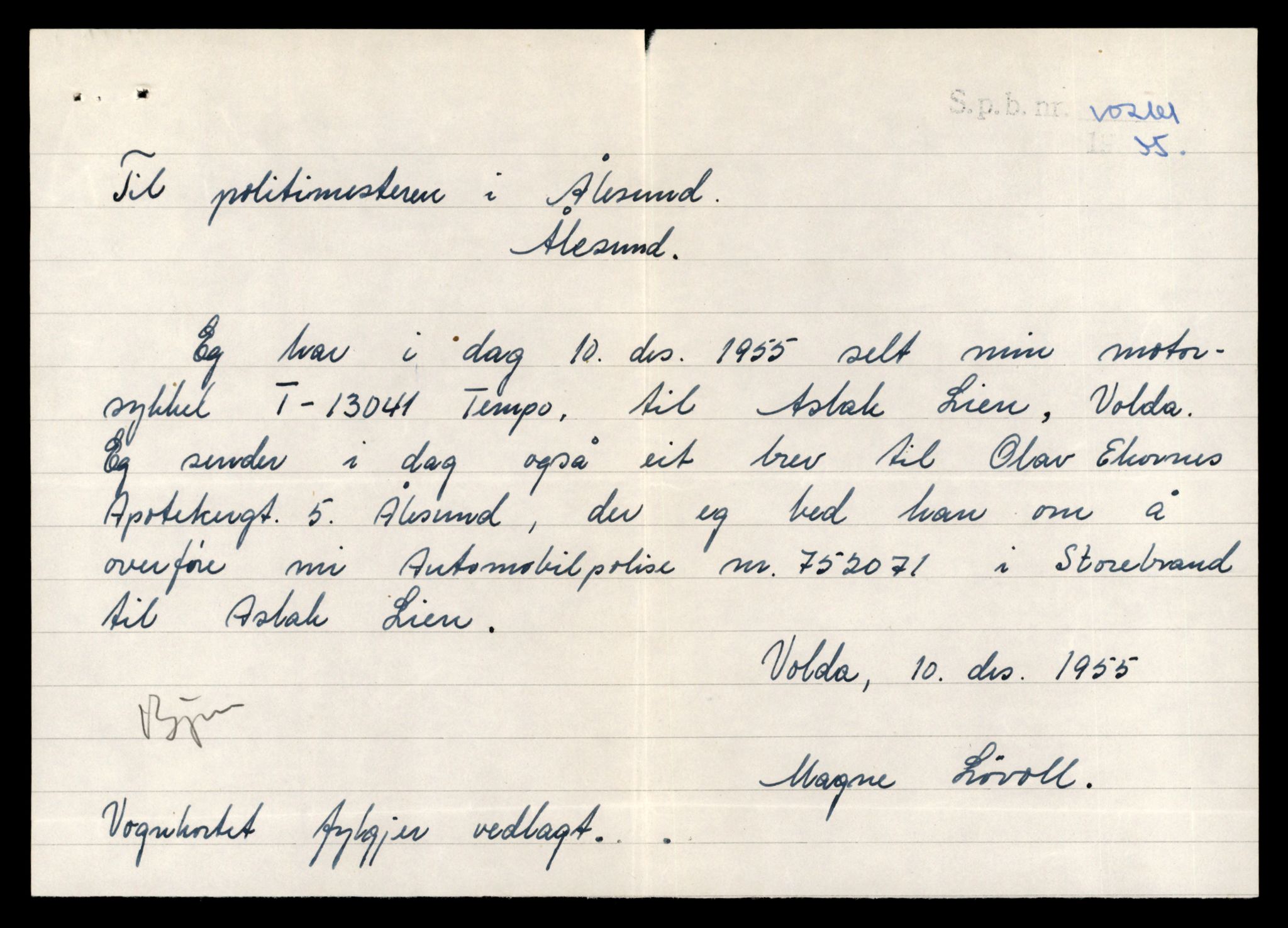 Møre og Romsdal vegkontor - Ålesund trafikkstasjon, AV/SAT-A-4099/F/Fe/L0037: Registreringskort for kjøretøy T 13031 - T 13179, 1927-1998, s. 249