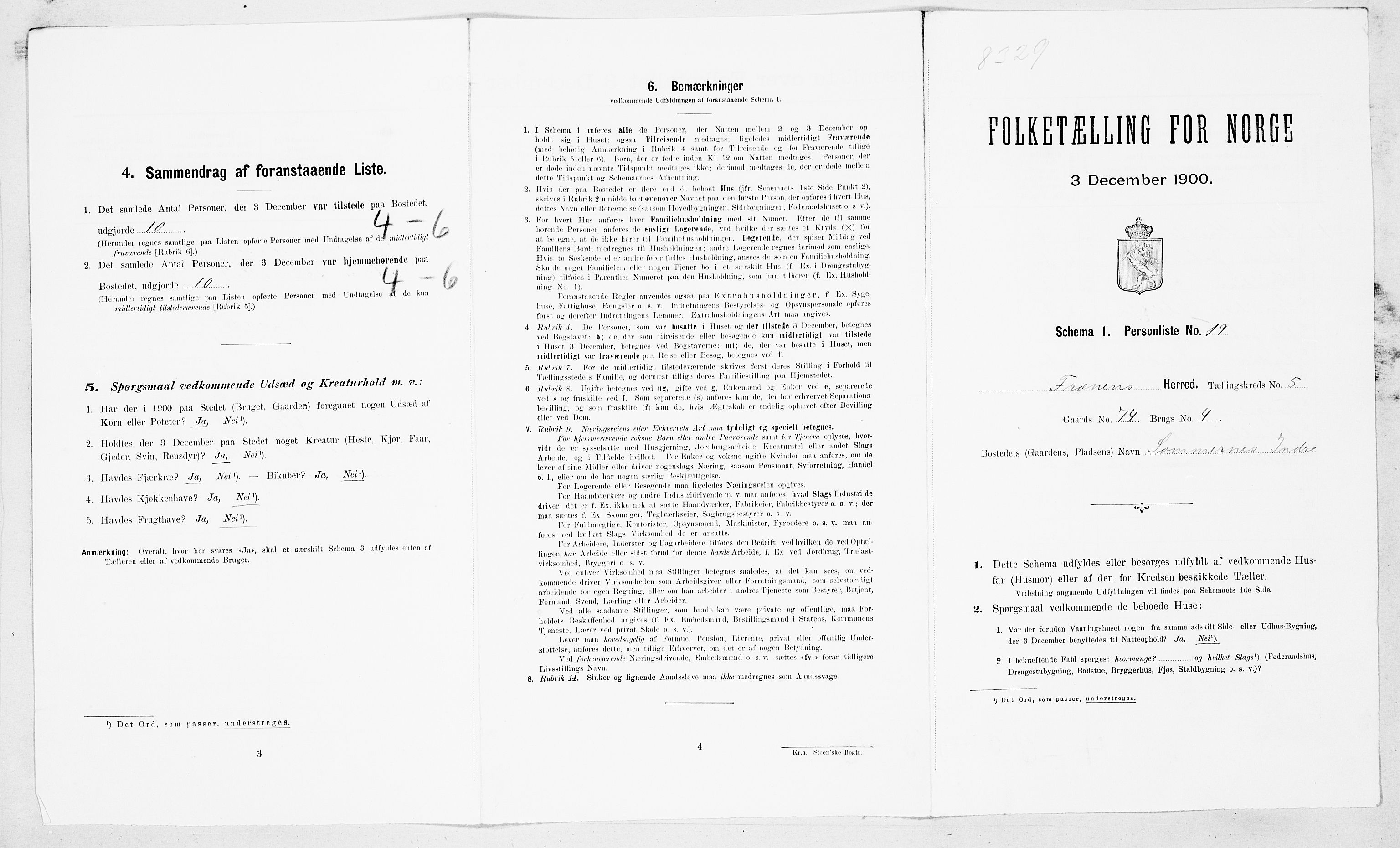 SAT, Folketelling 1900 for 1548 Fræna herred, 1900, s. 731