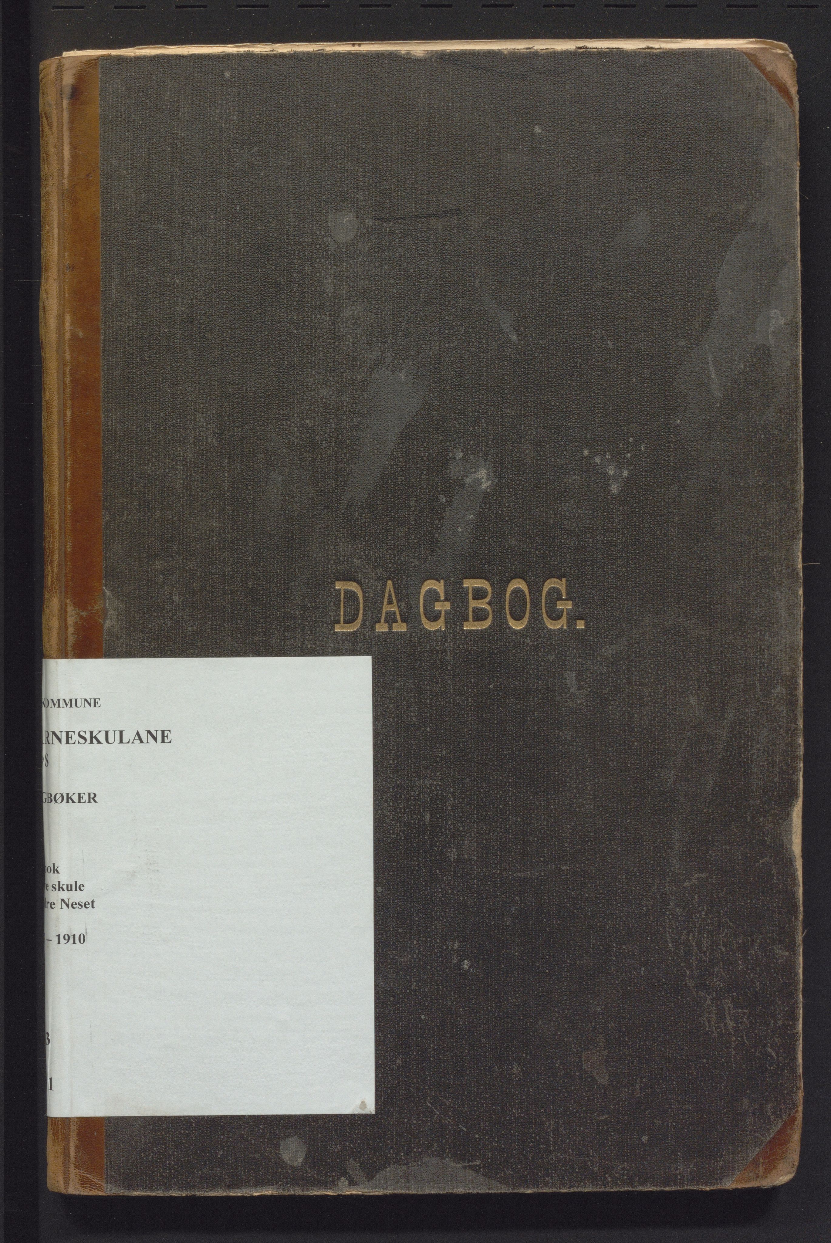 Os kommune. Barneskulane, IKAH/1243-231/G/Gc/L0001: Dagbok for Klyve skule og Søndre Neset skule, 1893-1919