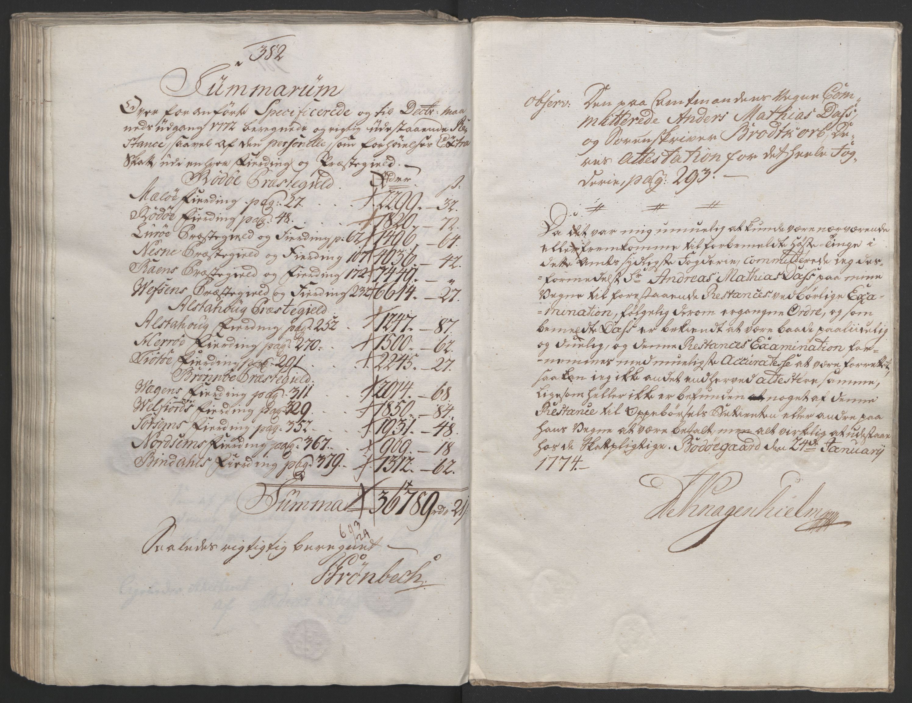 Rentekammeret inntil 1814, Reviderte regnskaper, Fogderegnskap, AV/RA-EA-4092/R65/L4573: Ekstraskatten Helgeland, 1762-1772, s. 634