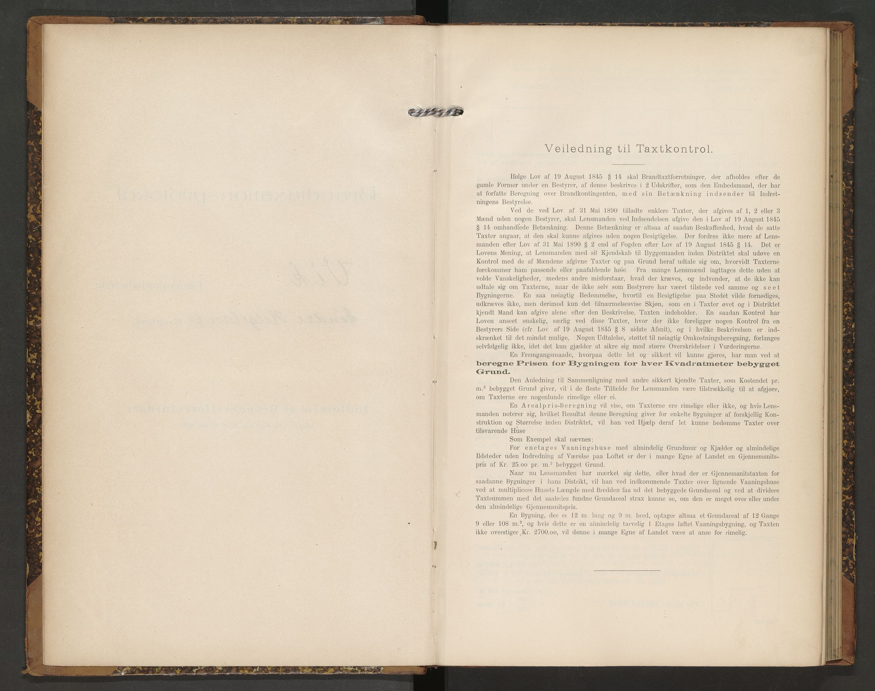 Norges Brannkasse Sømna/Vik, AV/SAT-A-5560/Fb/L0001: Branntakstprotokoll, 1902-1909