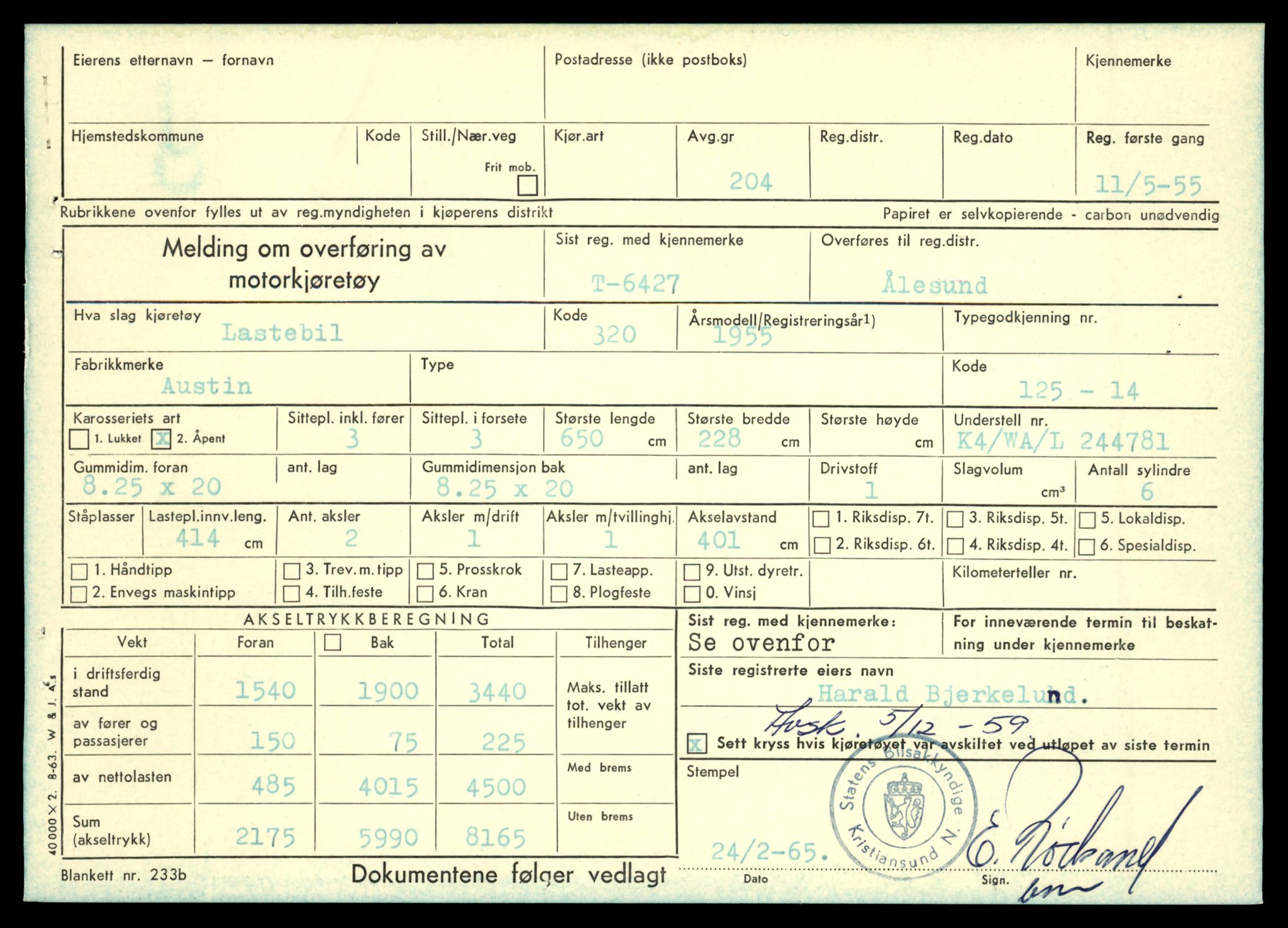 Møre og Romsdal vegkontor - Ålesund trafikkstasjon, AV/SAT-A-4099/F/Fe/L0032: Registreringskort for kjøretøy T 11997 - T 12149, 1927-1998, s. 841