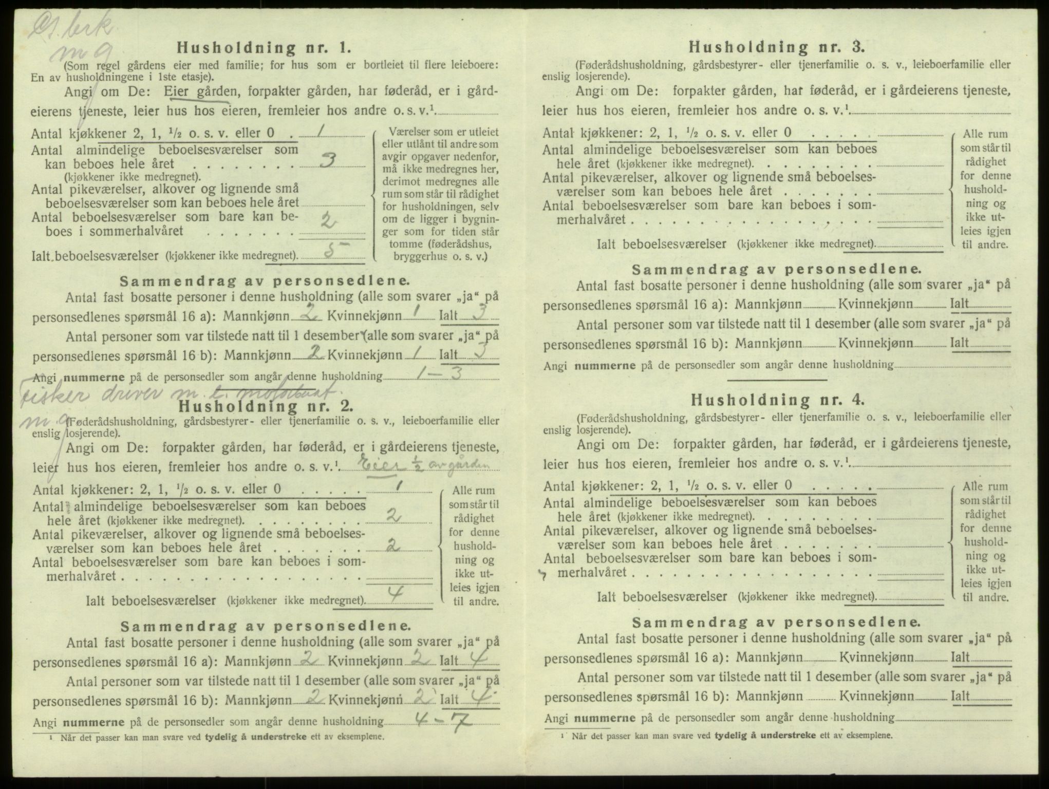 SAB, Folketelling 1920 for 1441 Selje herred, 1920, s. 347