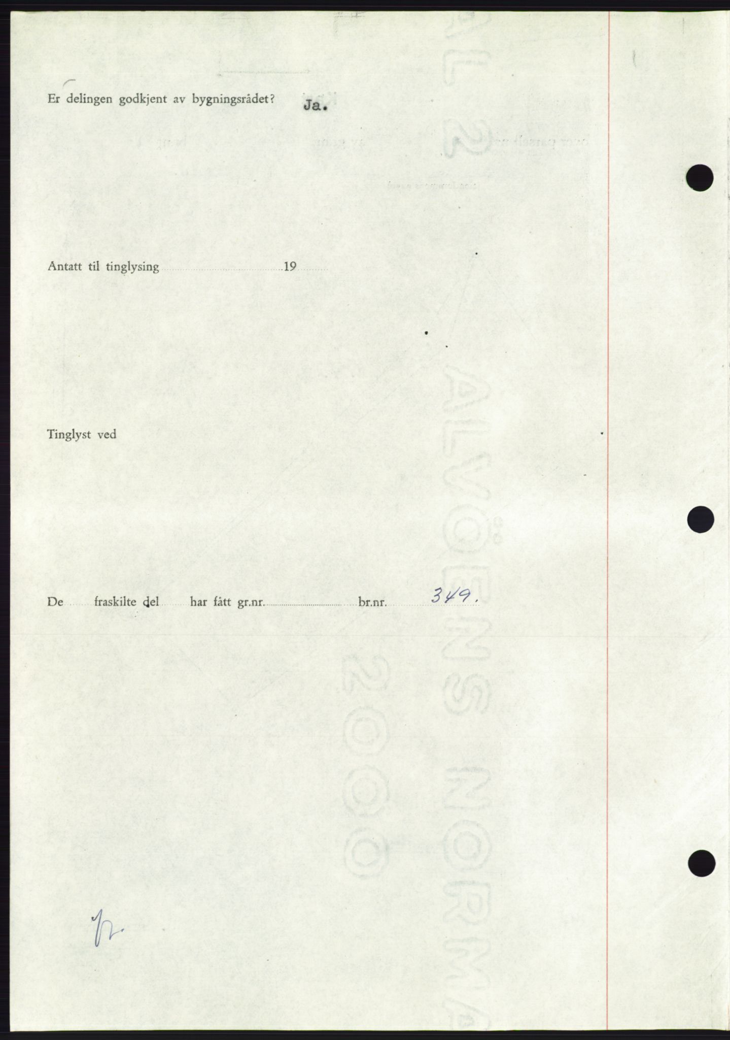 Søre Sunnmøre sorenskriveri, AV/SAT-A-4122/1/2/2C/L0104: Pantebok nr. 30A, 1956-1956, Dagboknr: 1664/1956
