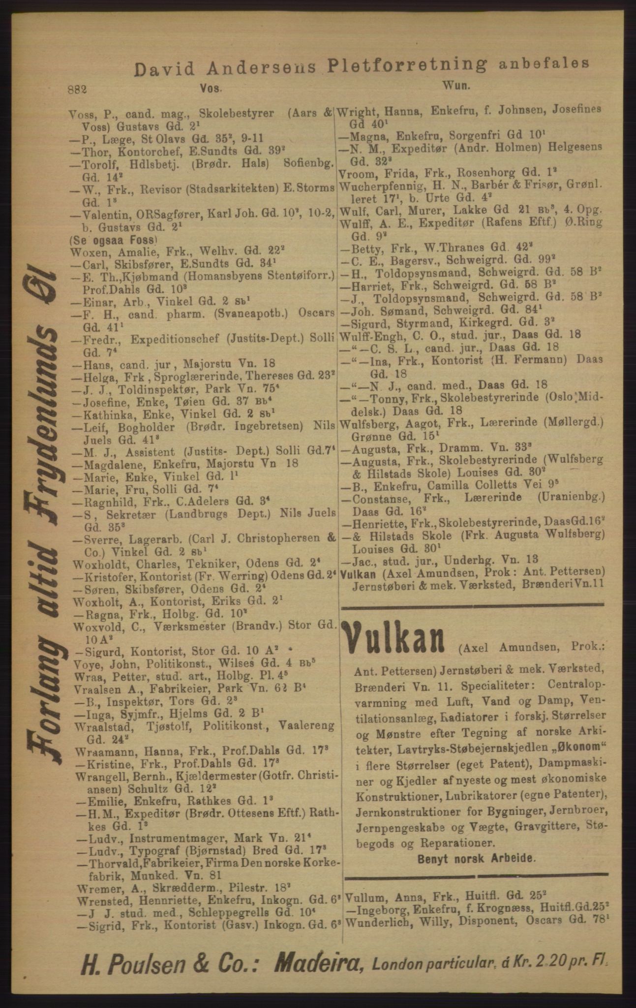 Kristiania/Oslo adressebok, PUBL/-, 1906, s. 882