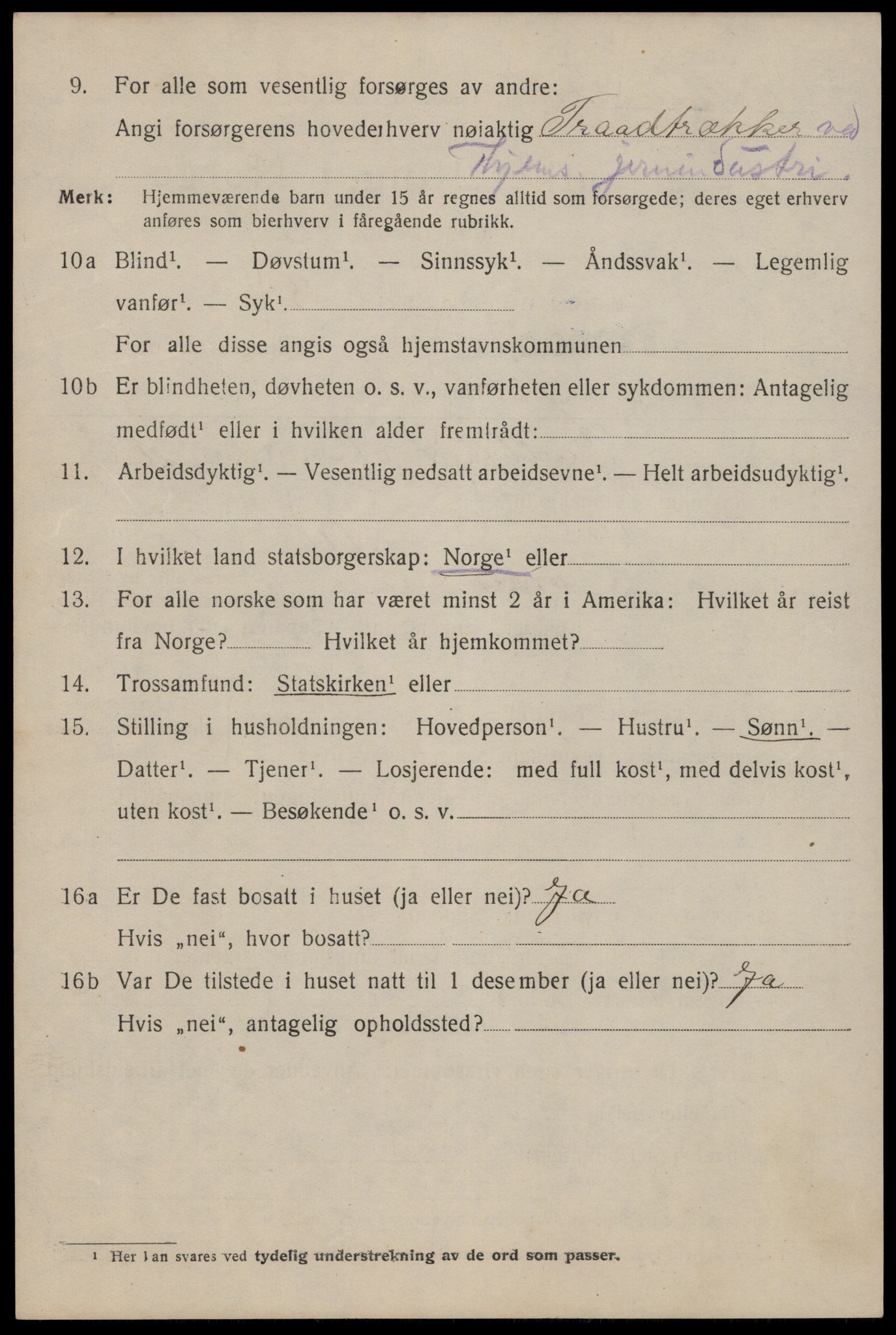 SAT, Folketelling 1920 for 1601 Trondheim kjøpstad, 1920, s. 82531