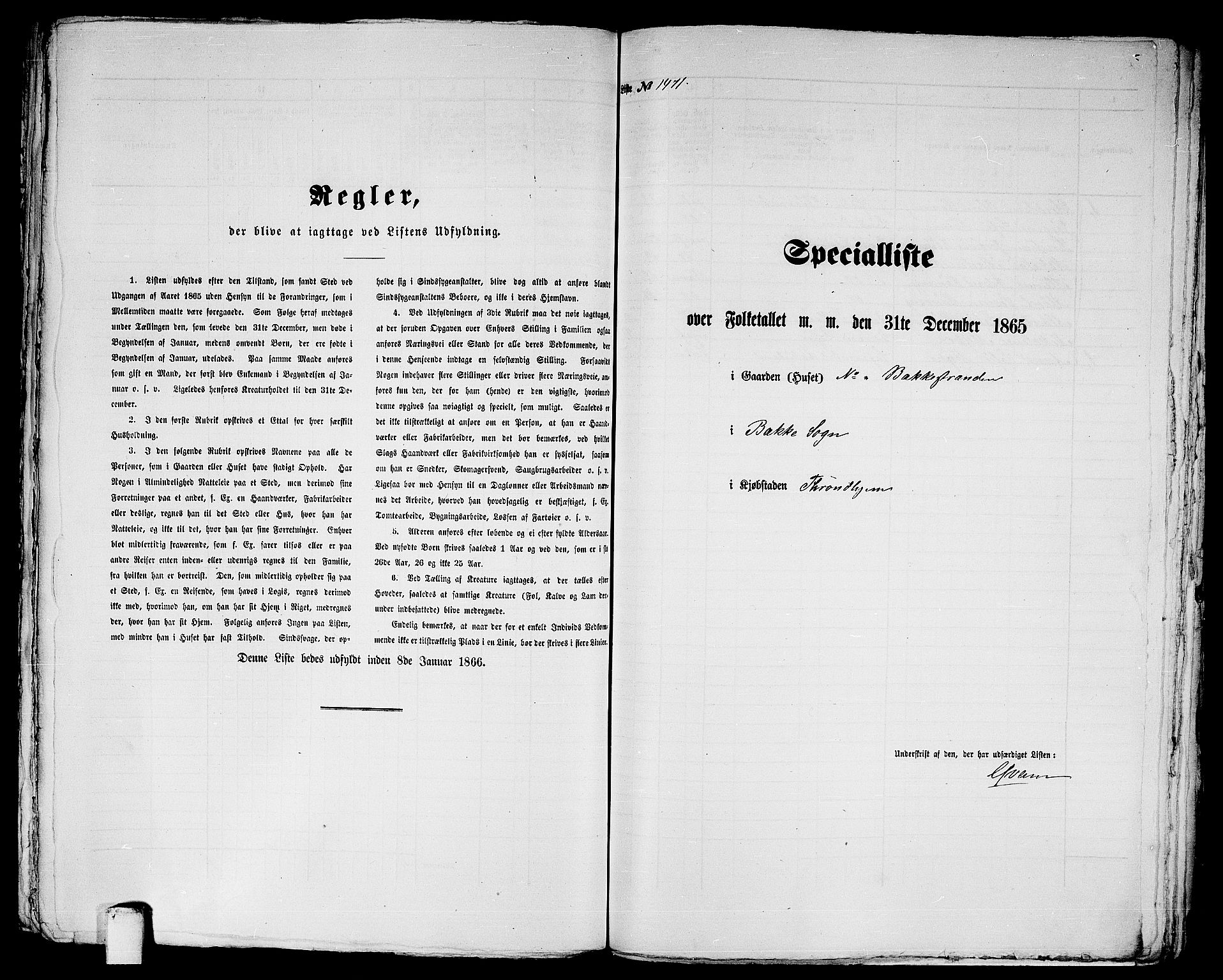 RA, Folketelling 1865 for 1601 Trondheim kjøpstad, 1865, s. 3042