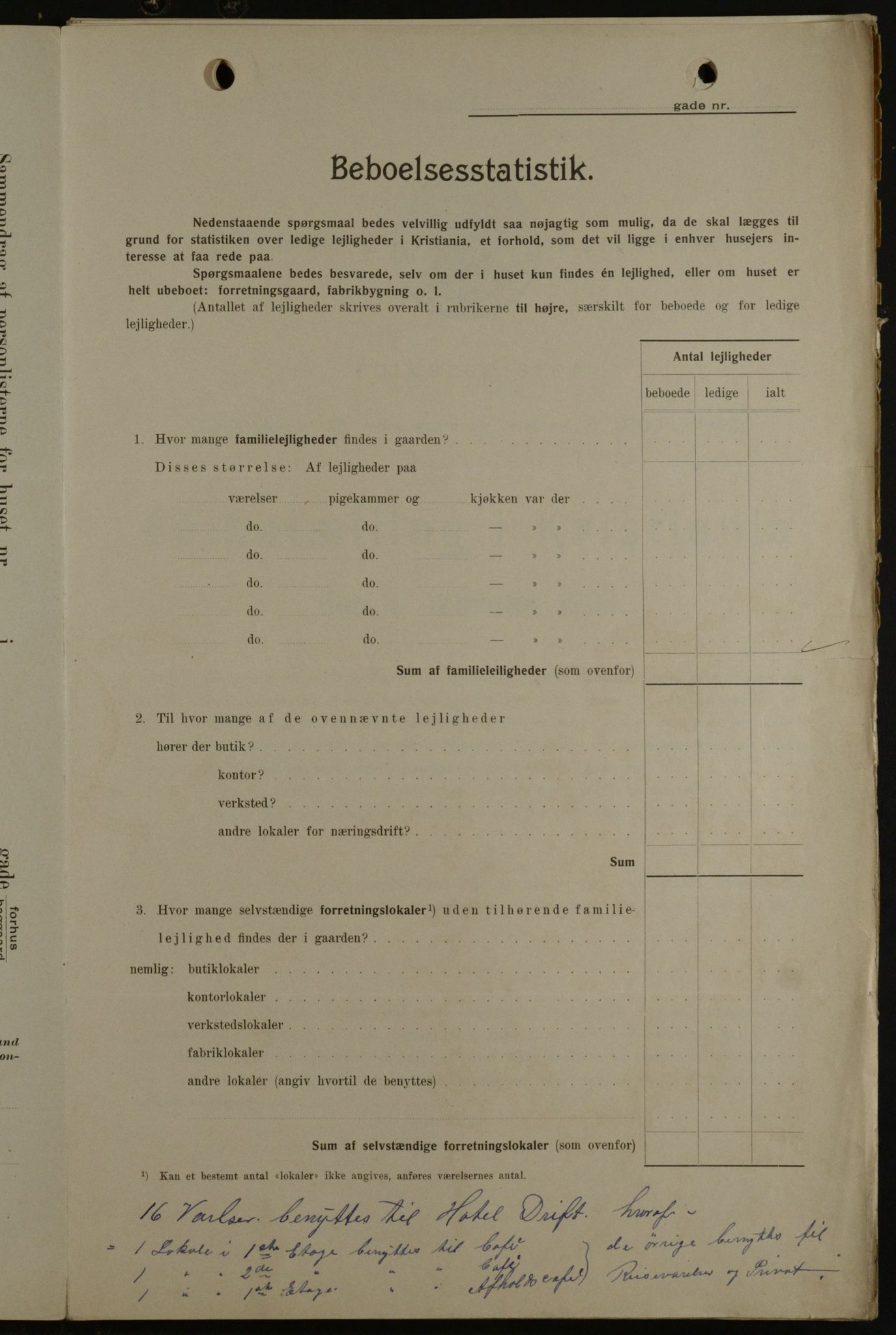 OBA, Kommunal folketelling 1.2.1908 for Kristiania kjøpstad, 1908, s. 85919