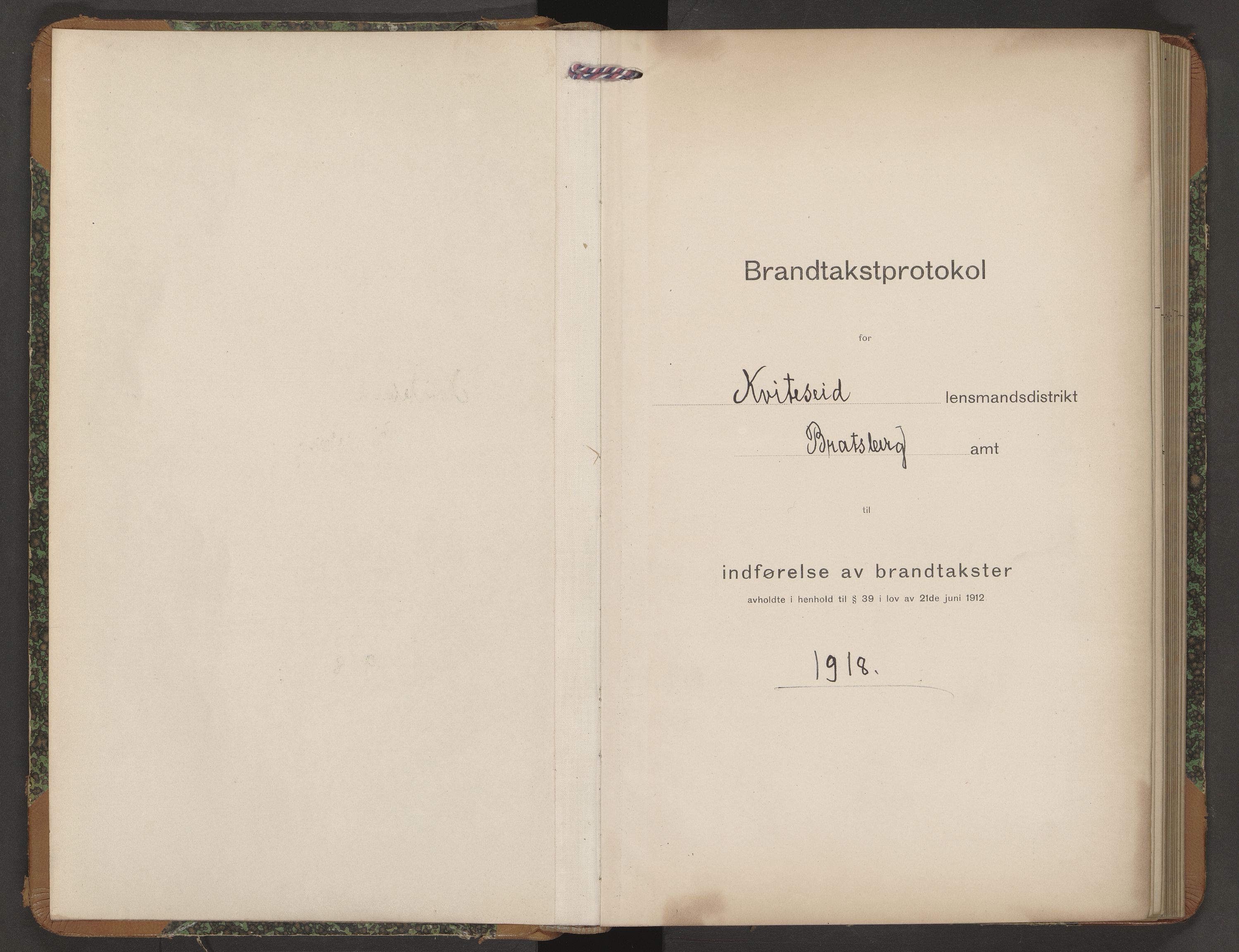 Kviteseid lensmannskontor, AV/SAKO-A-562/Y/Yd/Ydb/L0004: Skjematakstprotokoll, 1919-1924