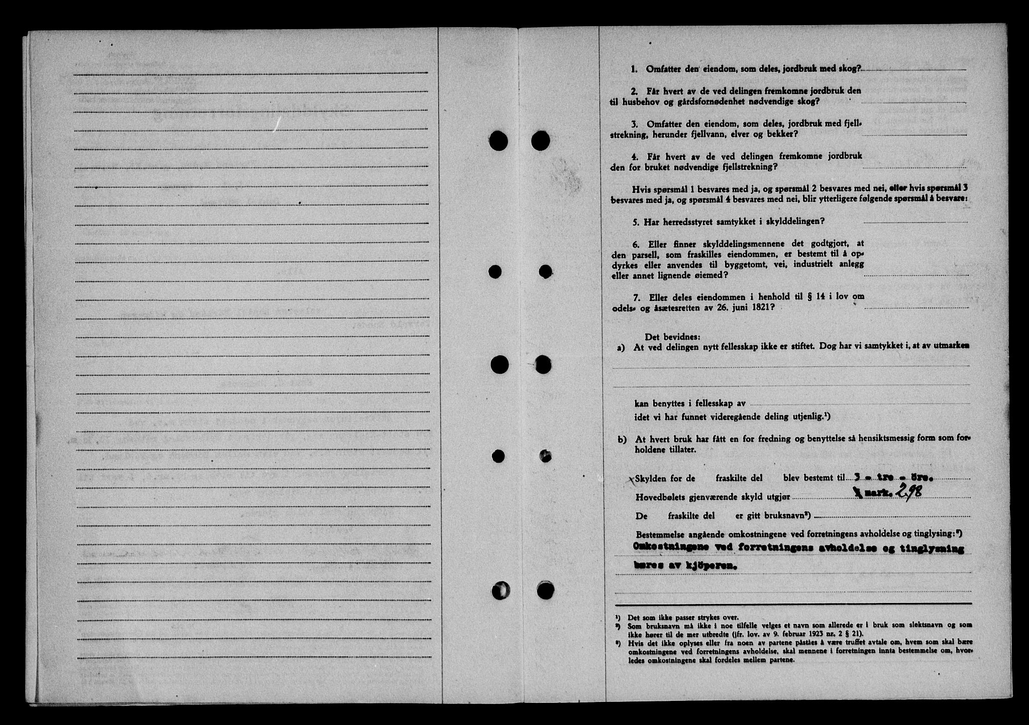 Karmsund sorenskriveri, SAST/A-100311/01/II/IIB/L0090: Pantebok nr. 70A, 1947-1947, Dagboknr: 1373/1947