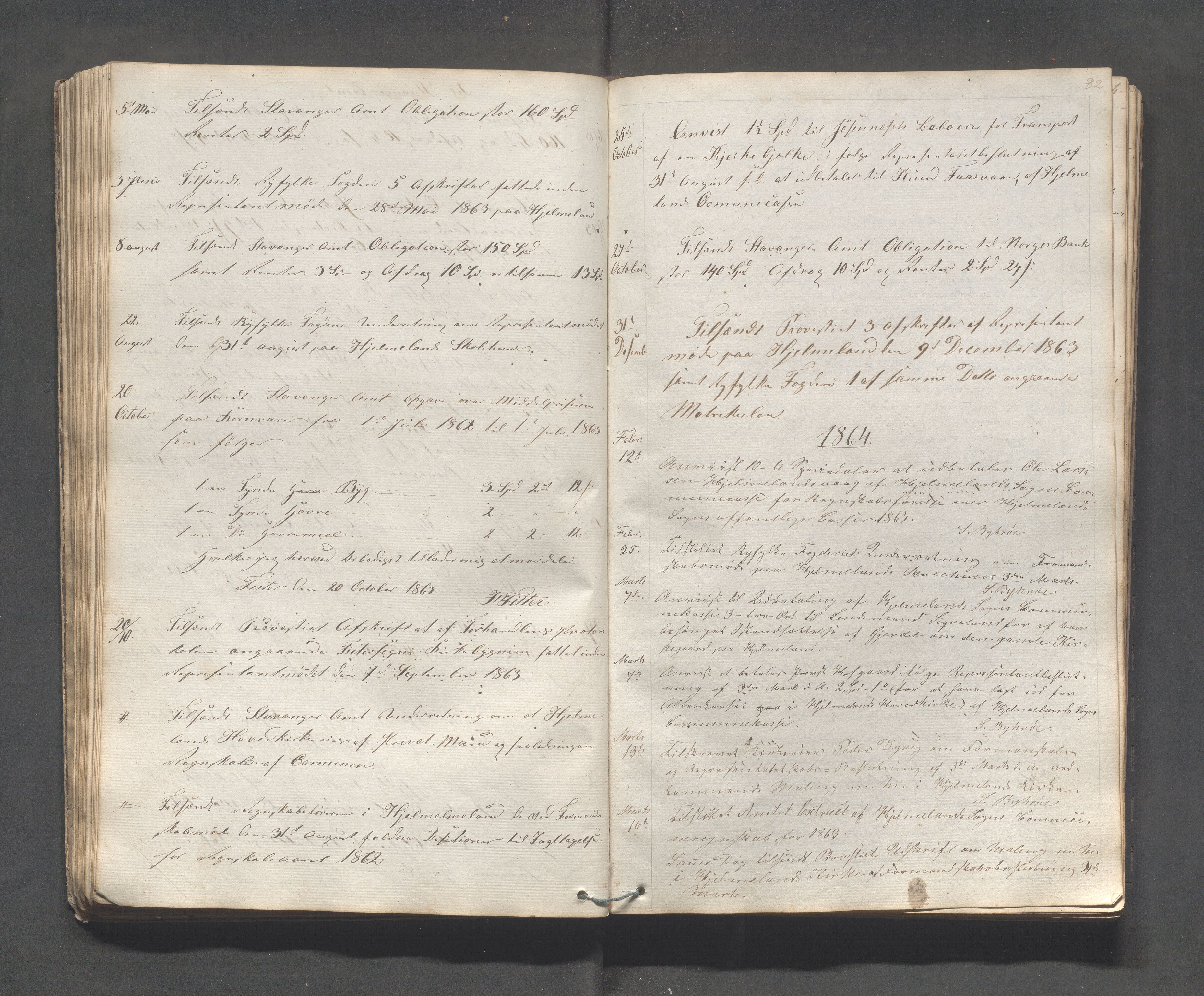 Hjelmeland kommune - Formannskapet, IKAR/K-102522/Ba/L0001: Kopibok, 1837-1900, s. 82