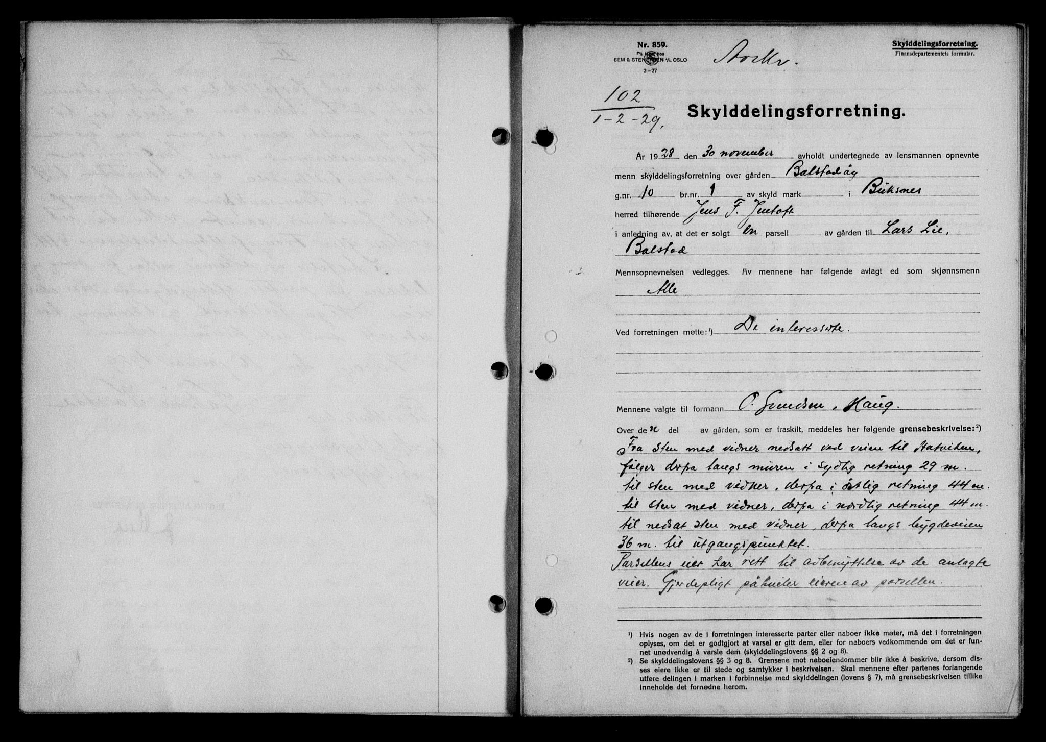 Lofoten sorenskriveri, SAT/A-0017/1/2/2C/L0019b: Pantebok nr. 19b, 1929-1929, Tingl.dato: 01.02.1929