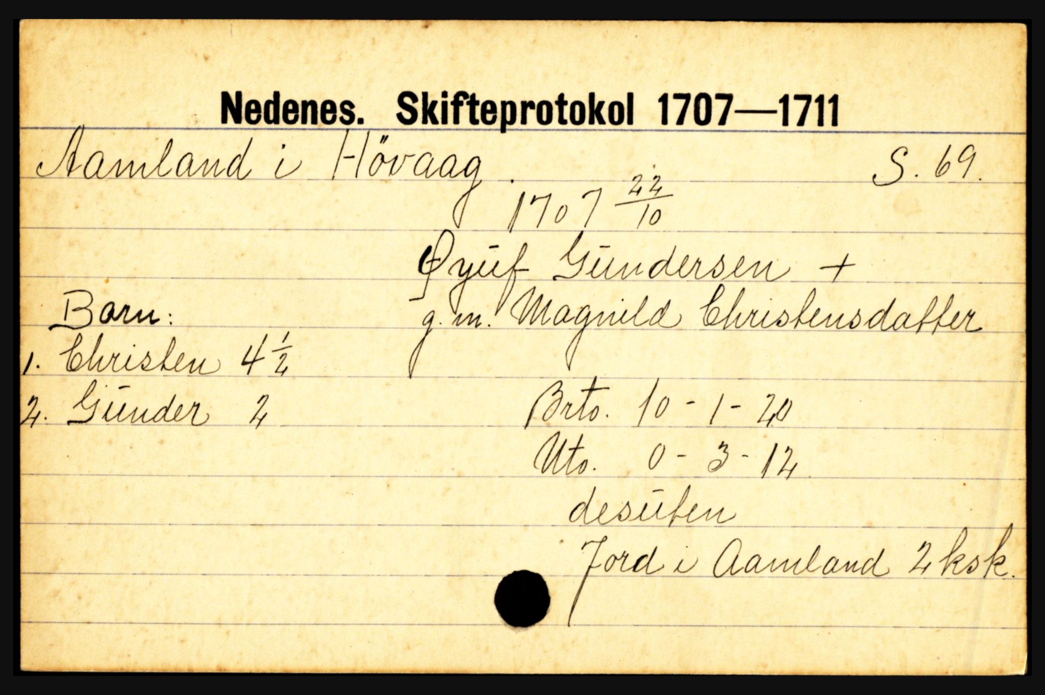 Nedenes sorenskriveri før 1824, AV/SAK-1221-0007/H, s. 34981