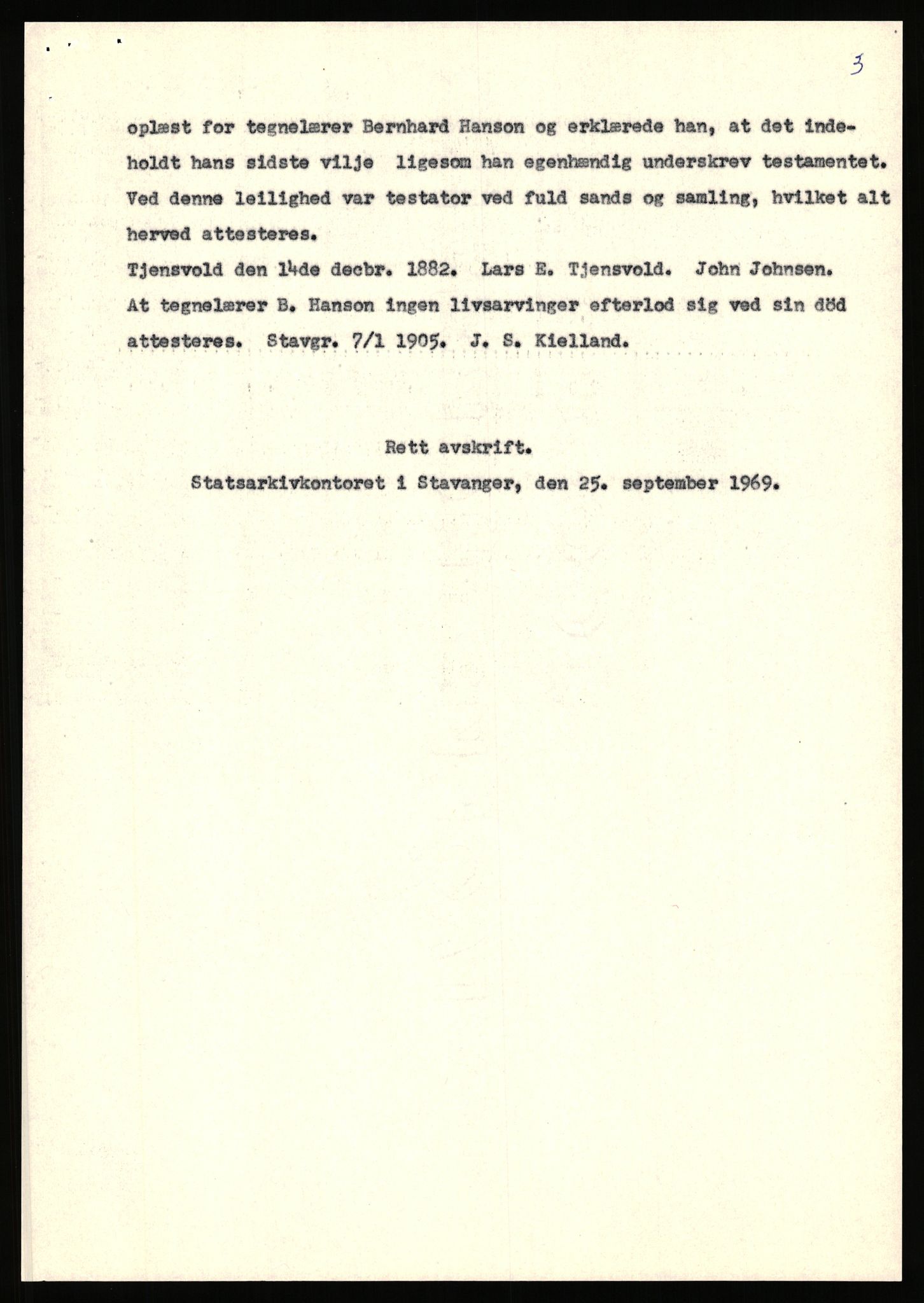 Statsarkivet i Stavanger, AV/SAST-A-101971/03/Y/Yj/L0087: Avskrifter sortert etter gårdsnavn: Tjemsland nordre - Todhammer, 1750-1930, s. 81