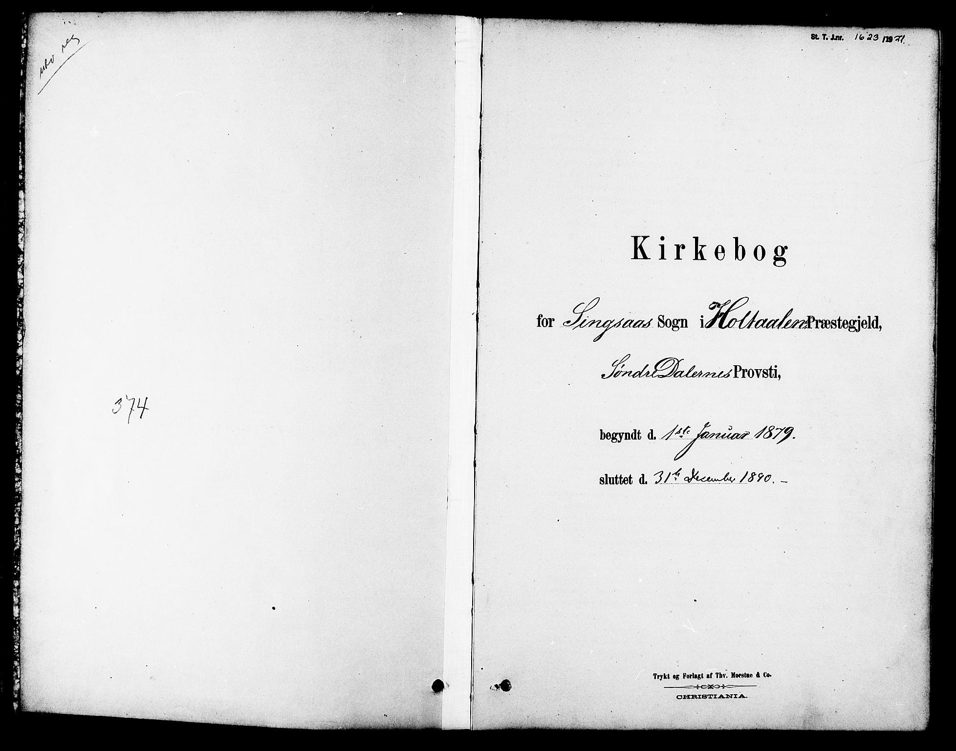 Ministerialprotokoller, klokkerbøker og fødselsregistre - Sør-Trøndelag, SAT/A-1456/688/L1024: Ministerialbok nr. 688A01, 1879-1890