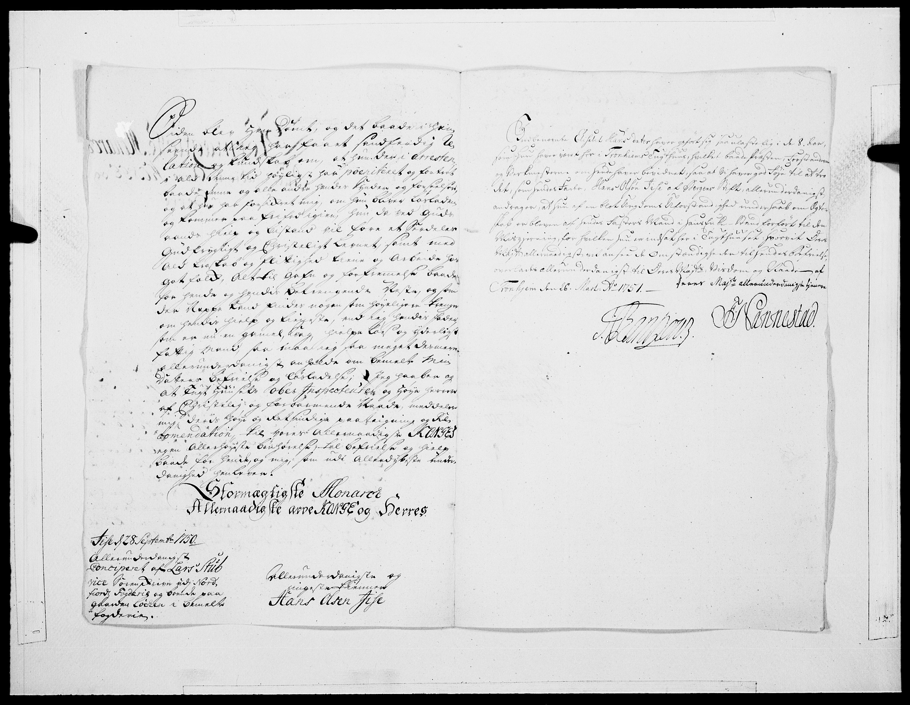 Danske Kanselli 1572-1799, AV/RA-EA-3023/F/Fc/Fcc/Fcca/L0158: Norske innlegg 1572-1799, 1751, s. 120