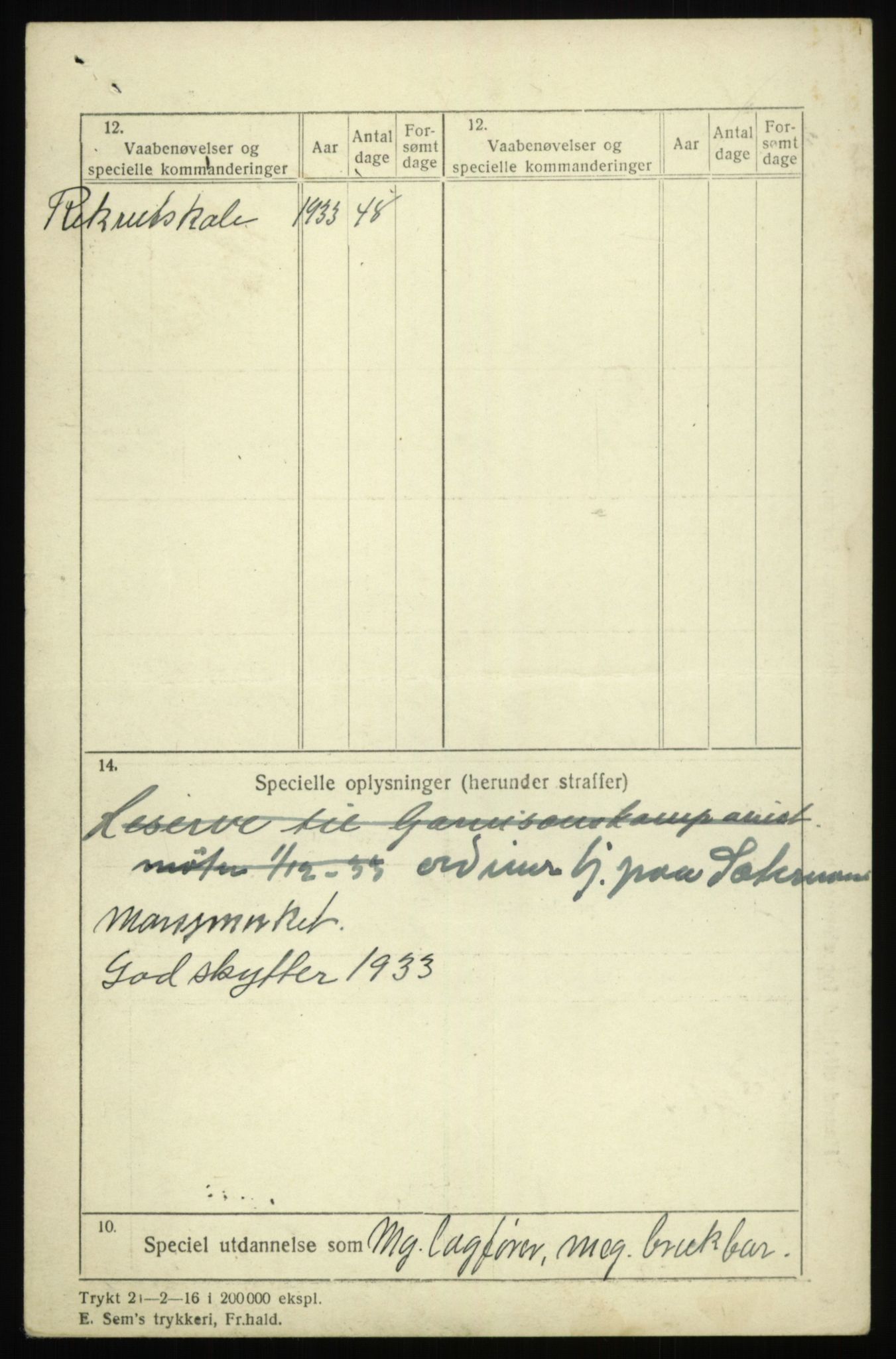 Forsvaret, Troms infanteriregiment nr. 16, AV/RA-RAFA-3146/P/Pa/L0017: Rulleblad for regimentets menige mannskaper, årsklasse 1933, 1933, s. 572